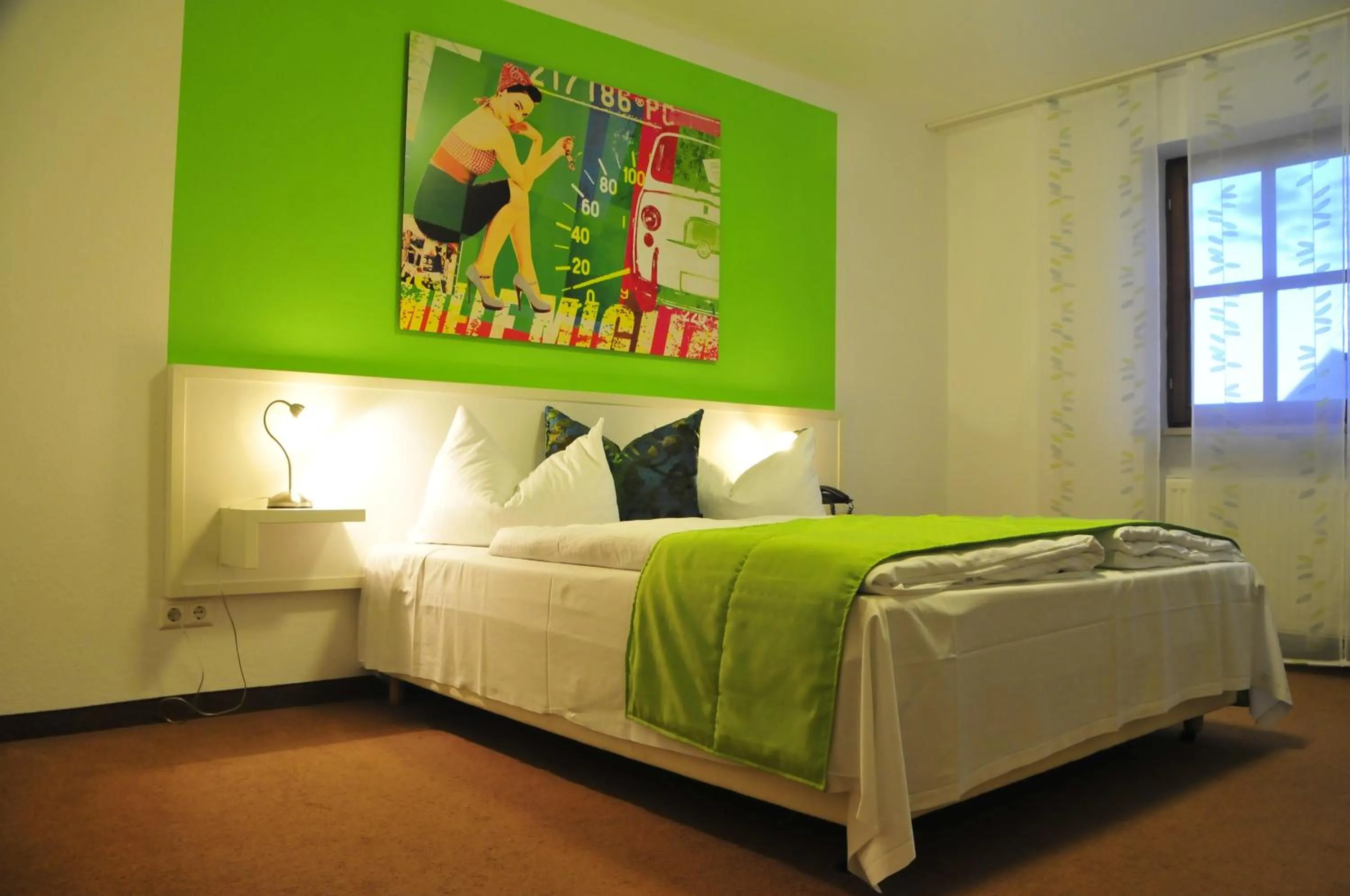 Bed in Hotel zum Brunnen