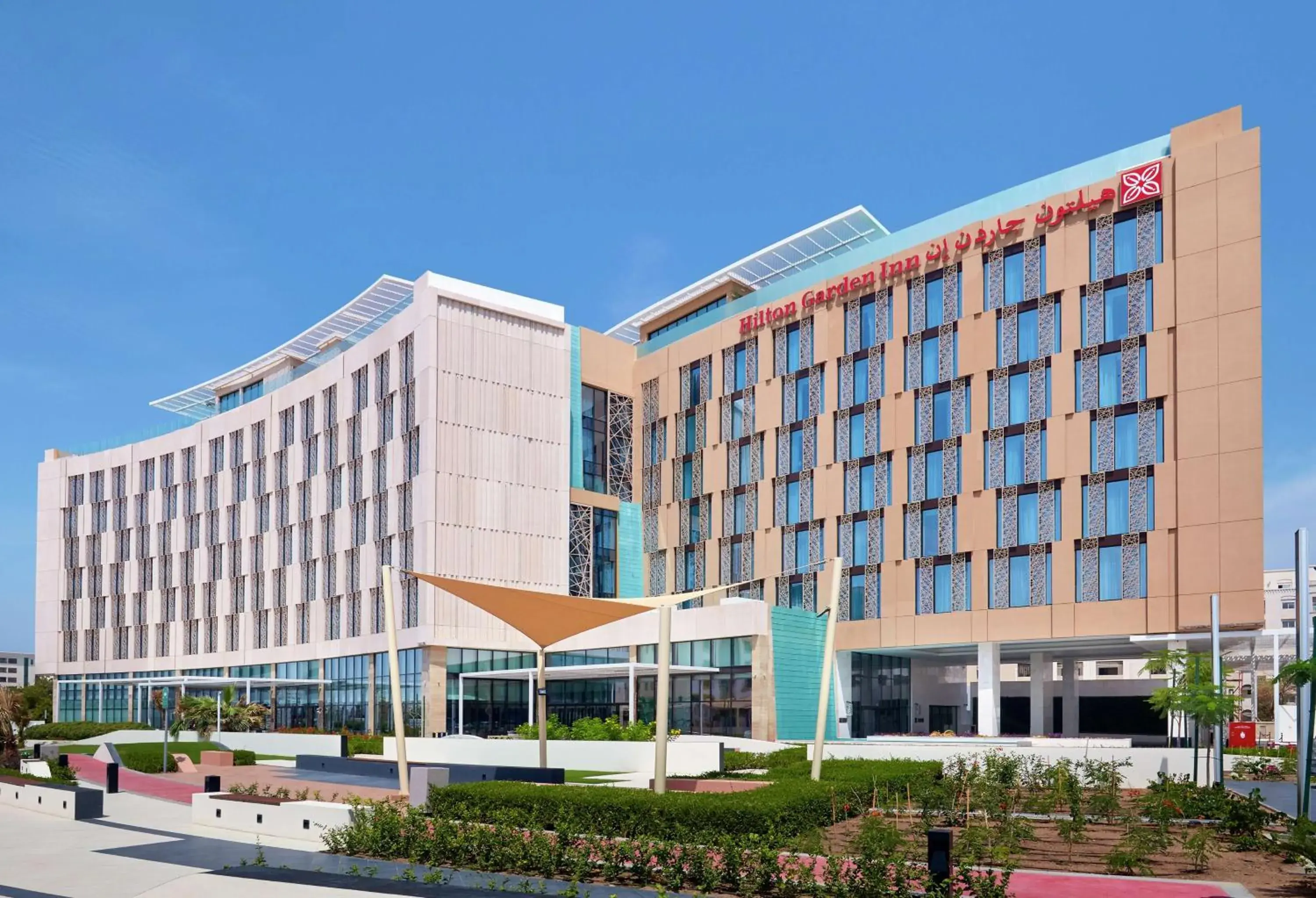 Property building in Hilton Garden Inn Muscat Al Khuwair Property building in Hilton Garden Inn Muscat Al Khuwair