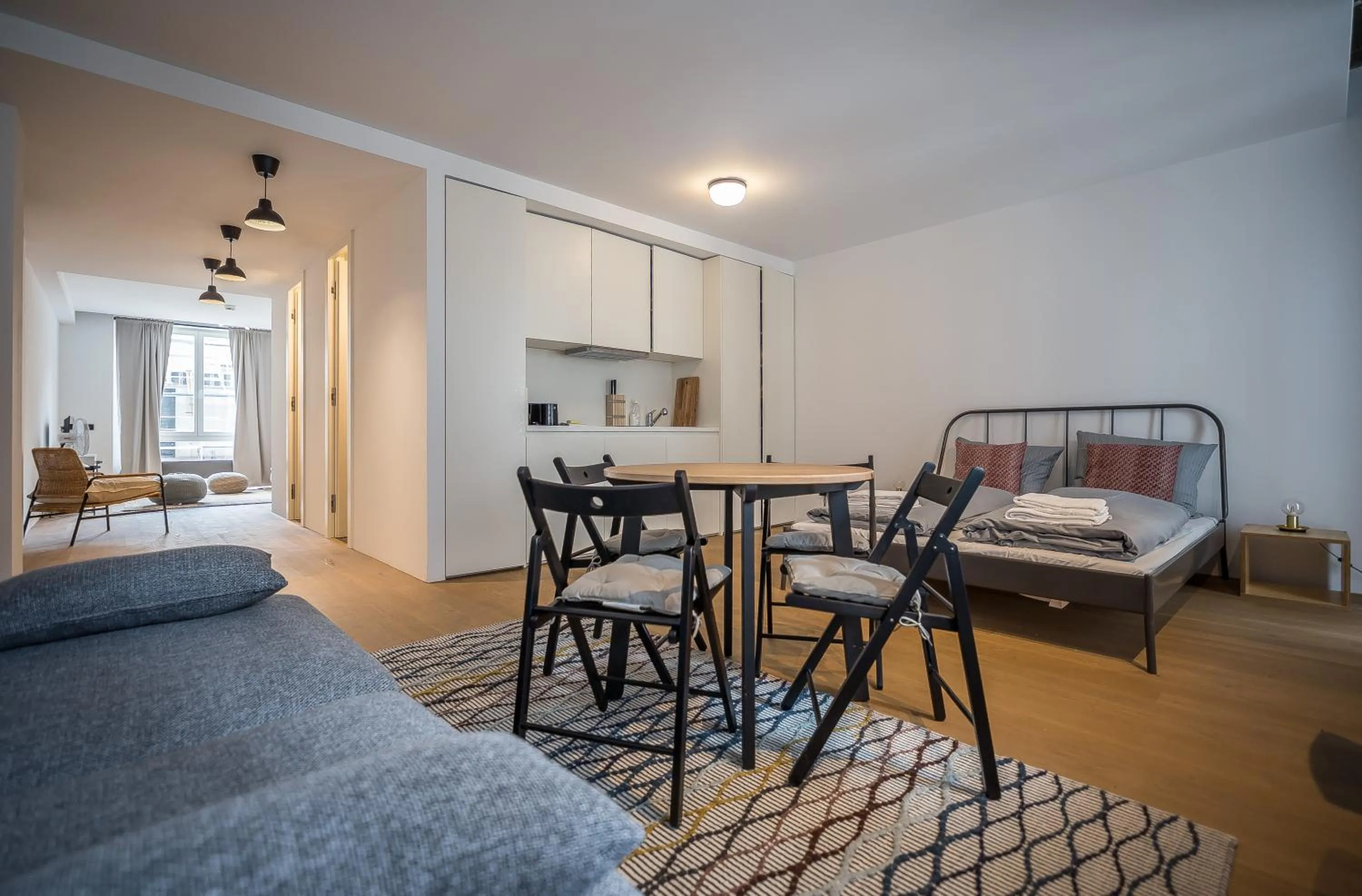 Living room in Nena Apartments Metropolpark Berlin - Mitte -Adult Only