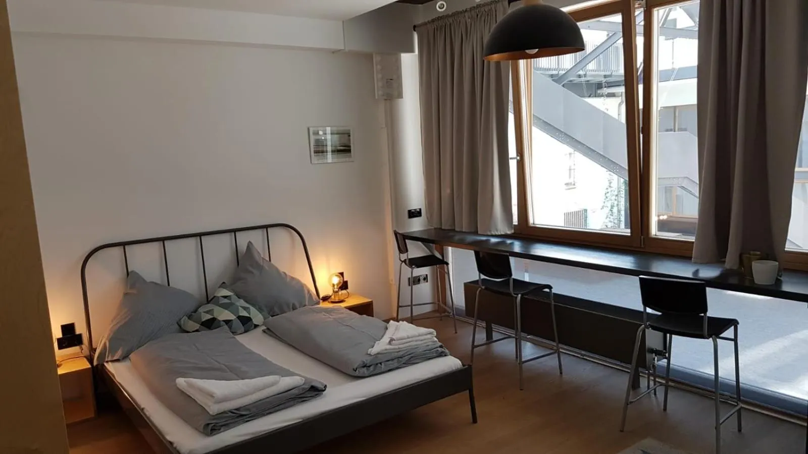 Bed in Nena Apartments Metropolpark Berlin - Mitte -Adult Only