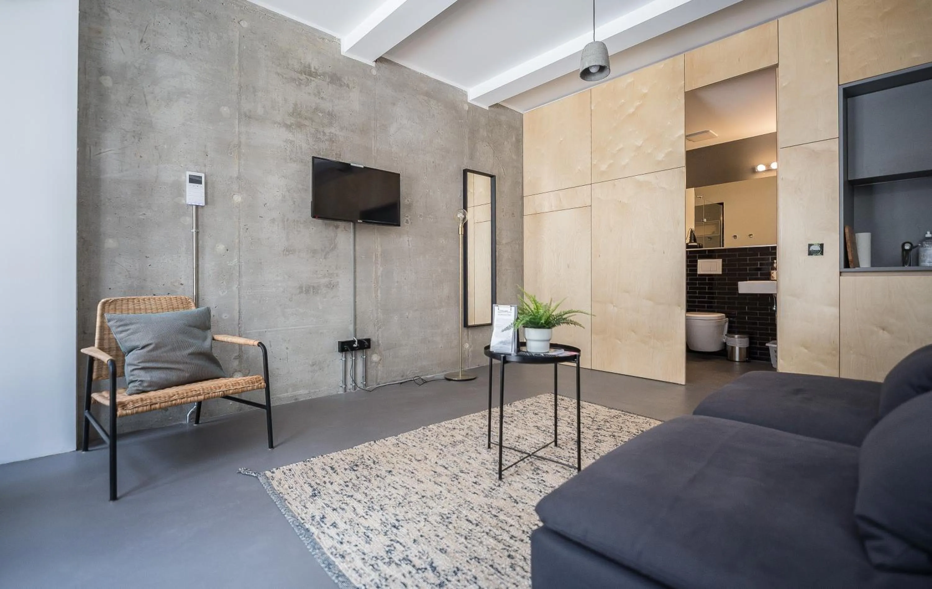 Kitchen or kitchenette in Nena Apartments Metropolpark Berlin - Mitte -Adult Only