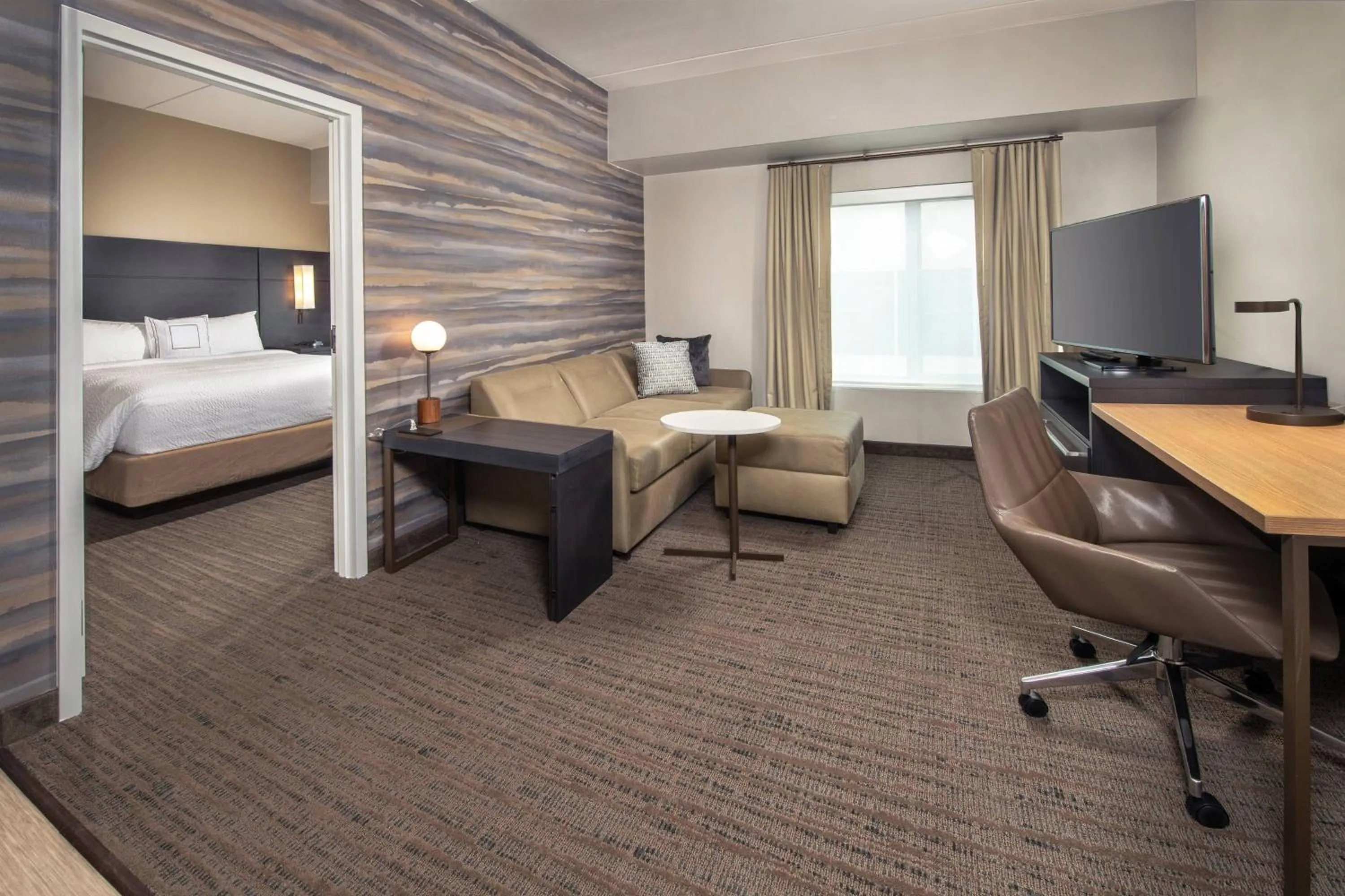 Bedroom, Bed in Residence Inn Fulton at Maple Lawn