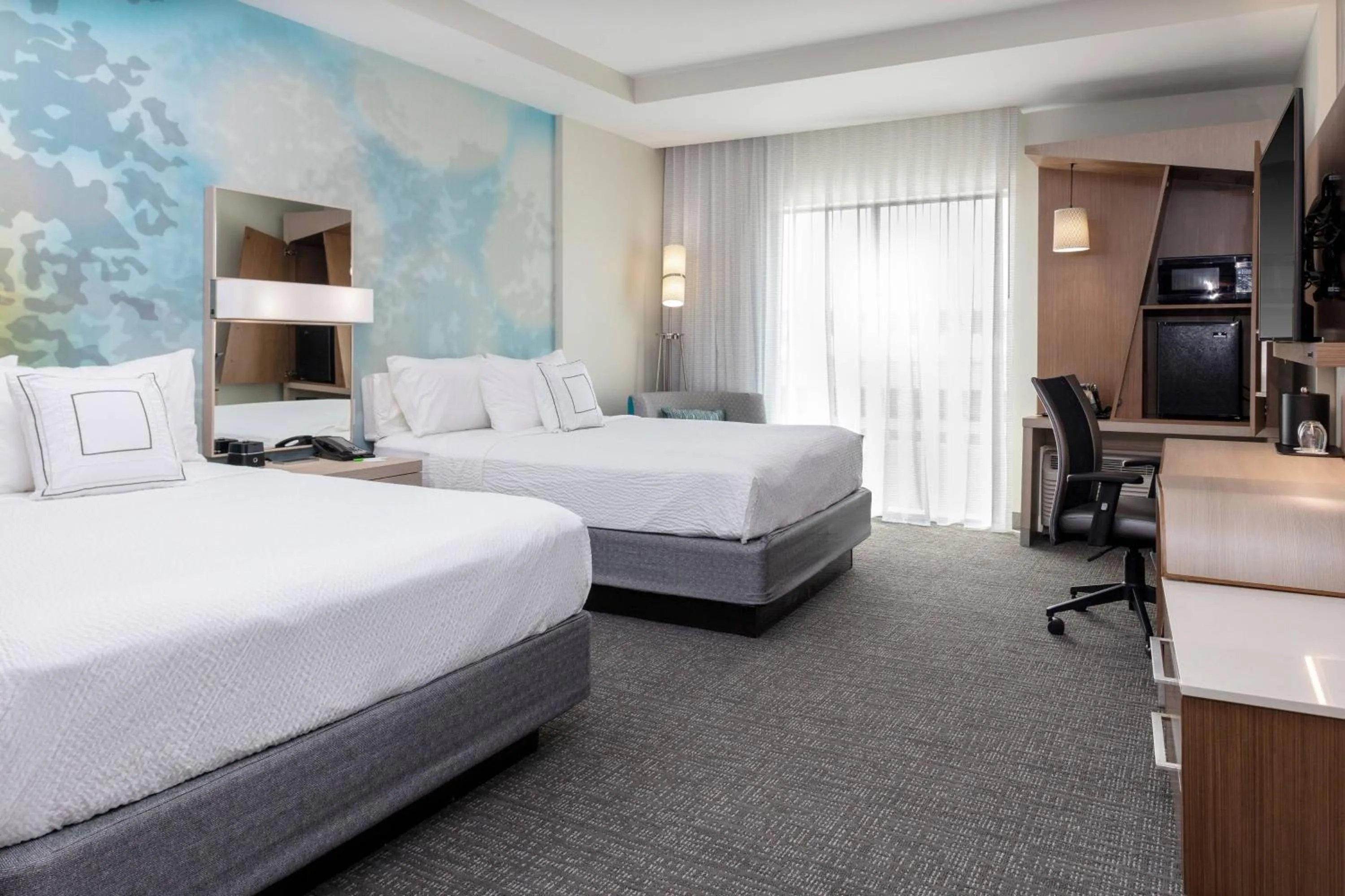 Photo of the whole room, Bed in Courtyard by Marriott Indianapolis West-Speedway