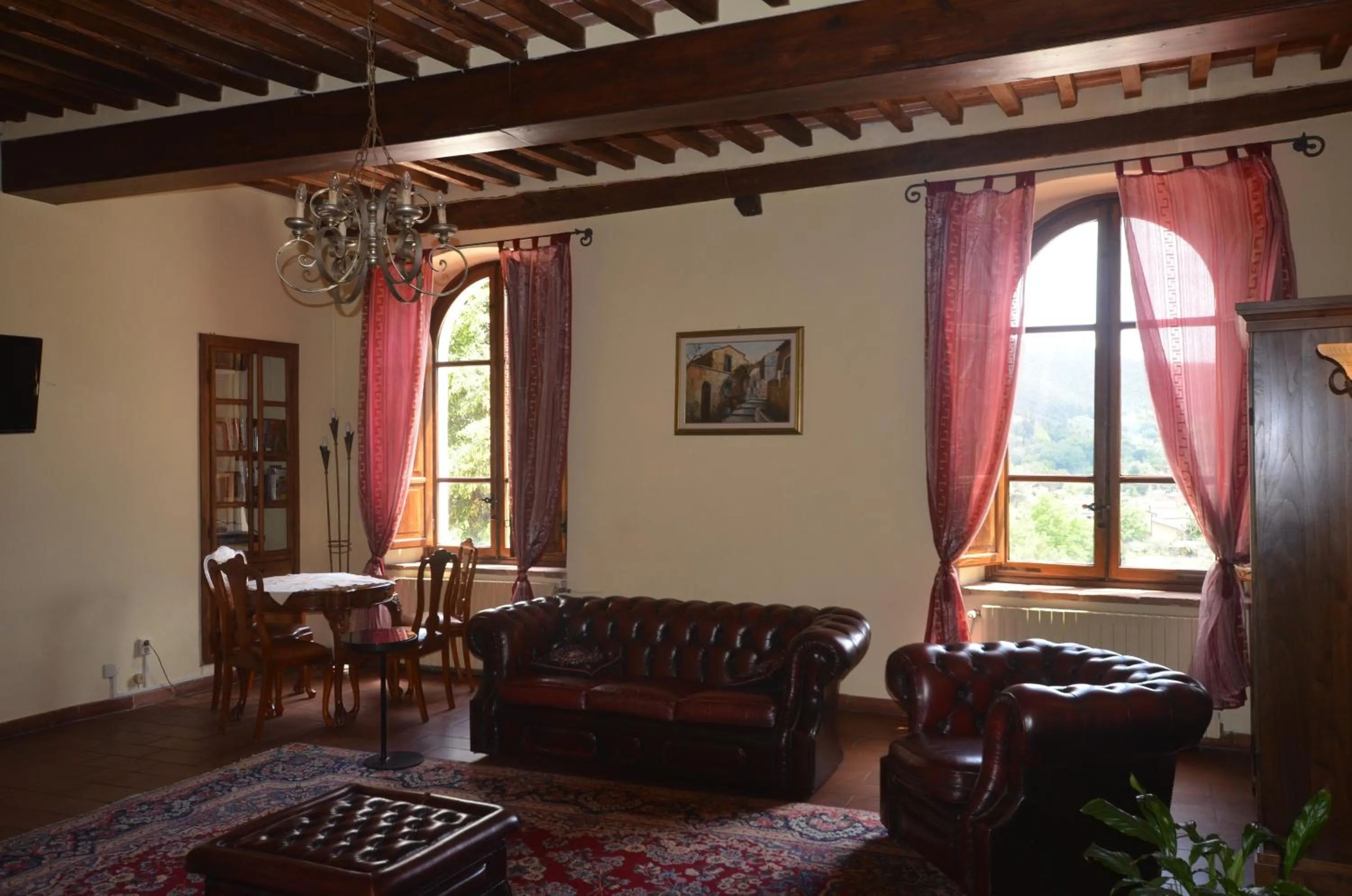 Seating area in Hotel Villa Rinascimento