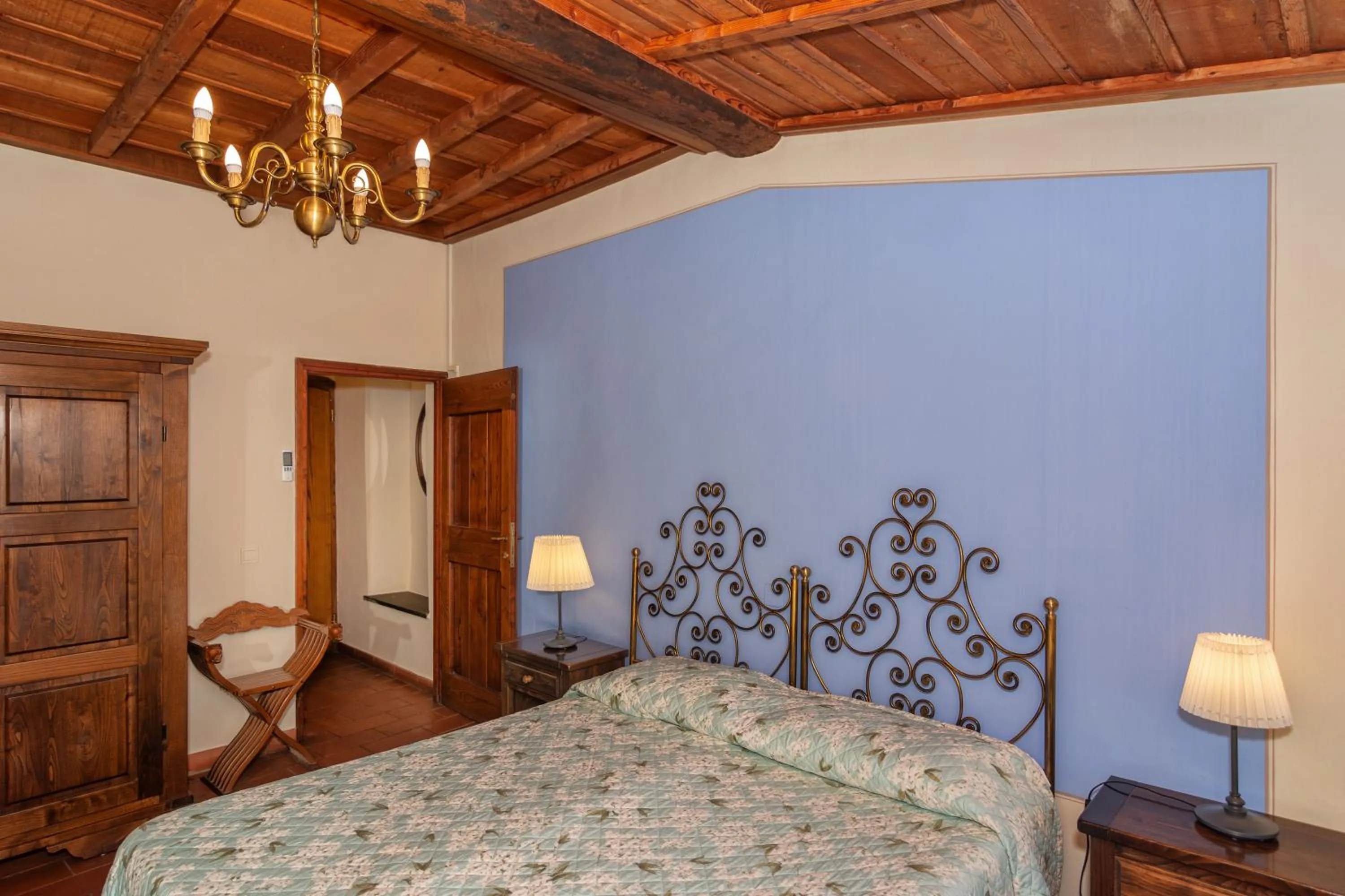 Bed in Hotel Villa Rinascimento