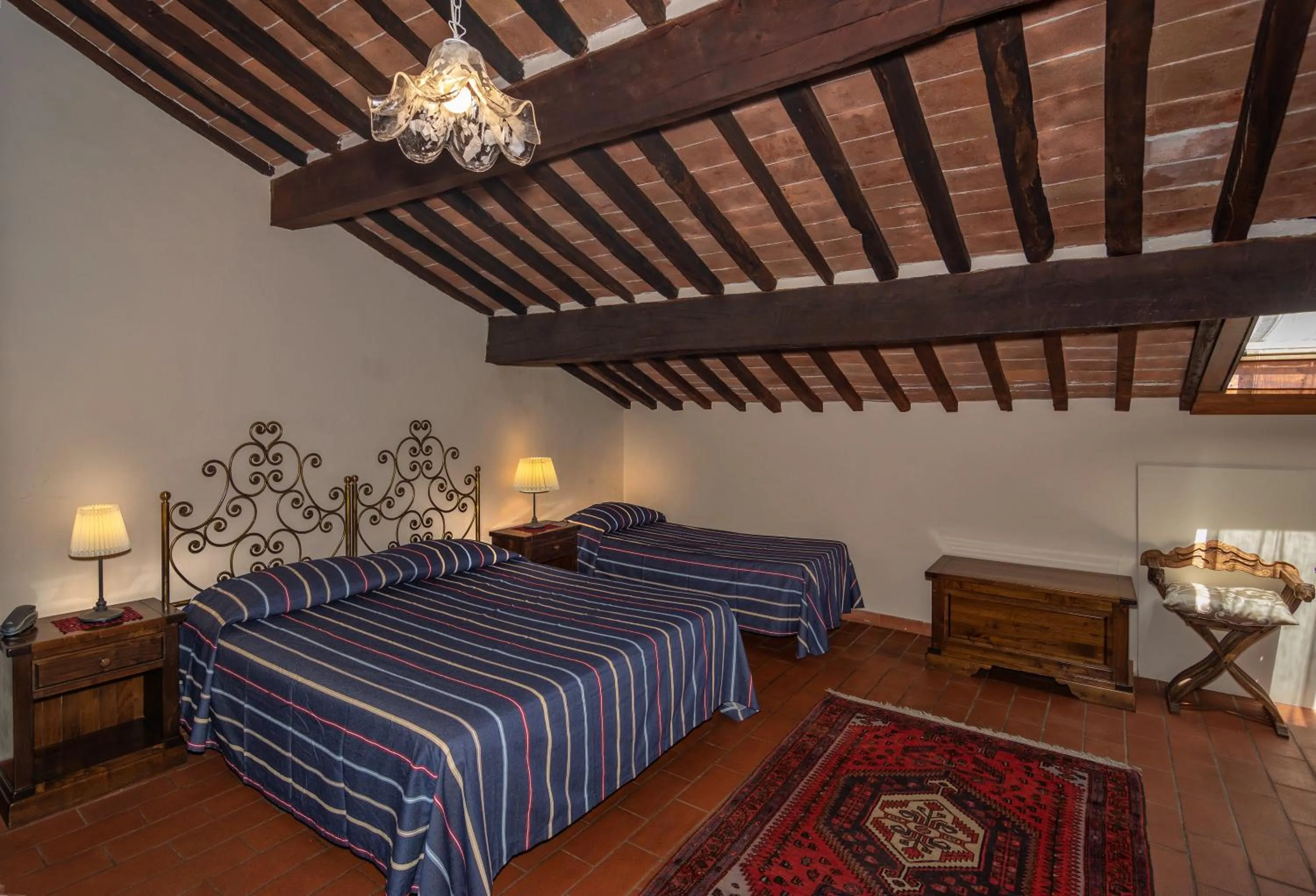 Bed in Hotel Villa Rinascimento