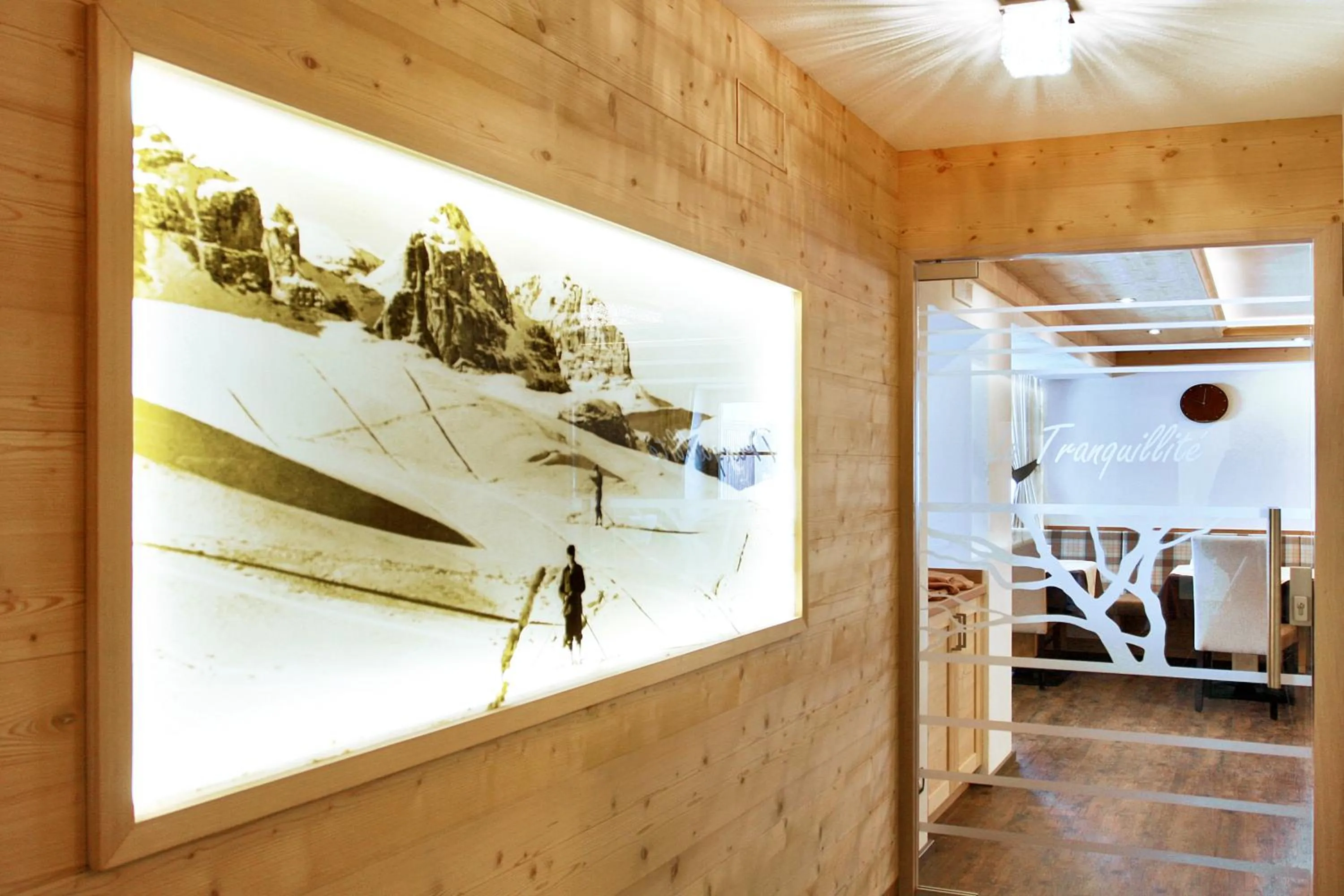 Lobby or reception in B&B La Tranquillitè