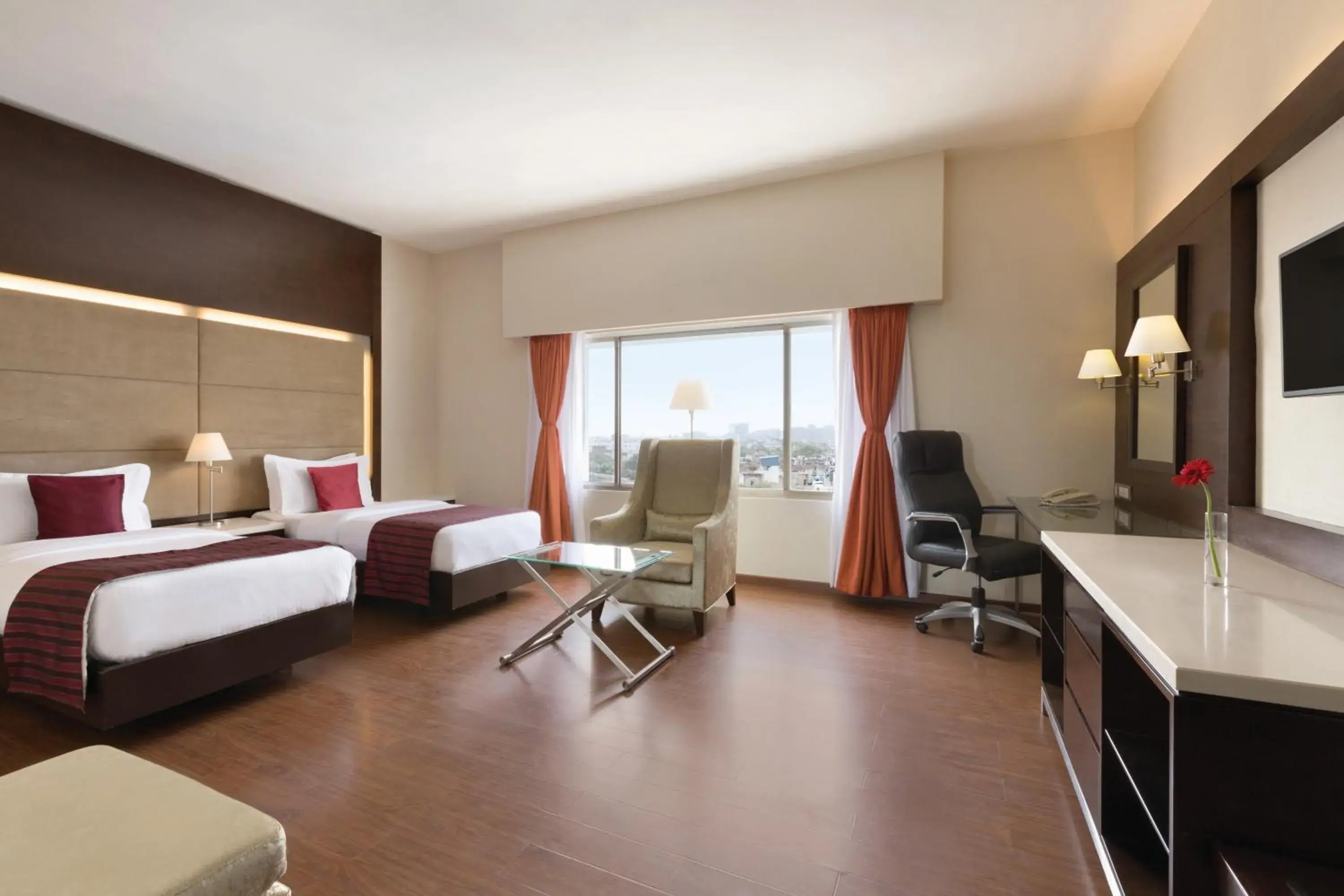 Bedroom, Bed in Ramada by Wyndham Chennai Egmore Bedroom, Bed in Ramada by Wyndham Chennai Egmore