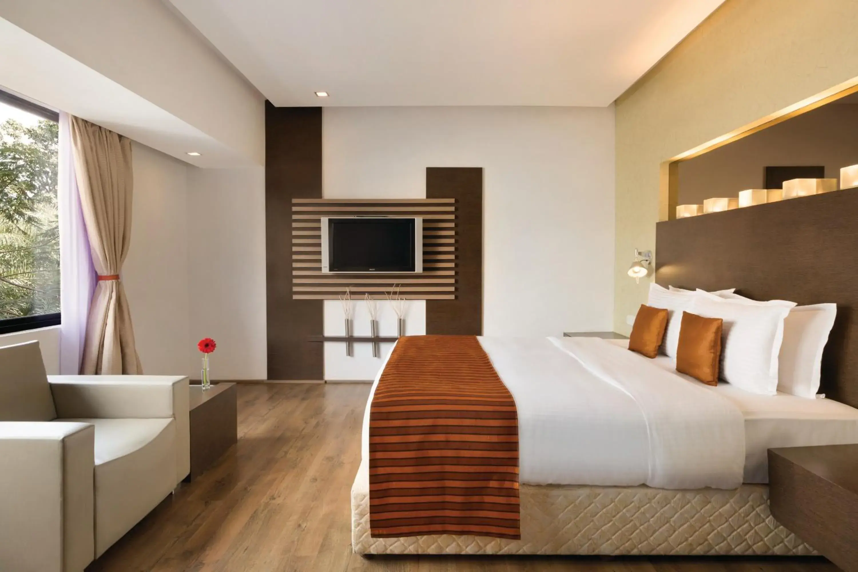 Bedroom, Bed in Ramada by Wyndham Chennai Egmore Bedroom, Bed in Ramada by Wyndham Chennai Egmore