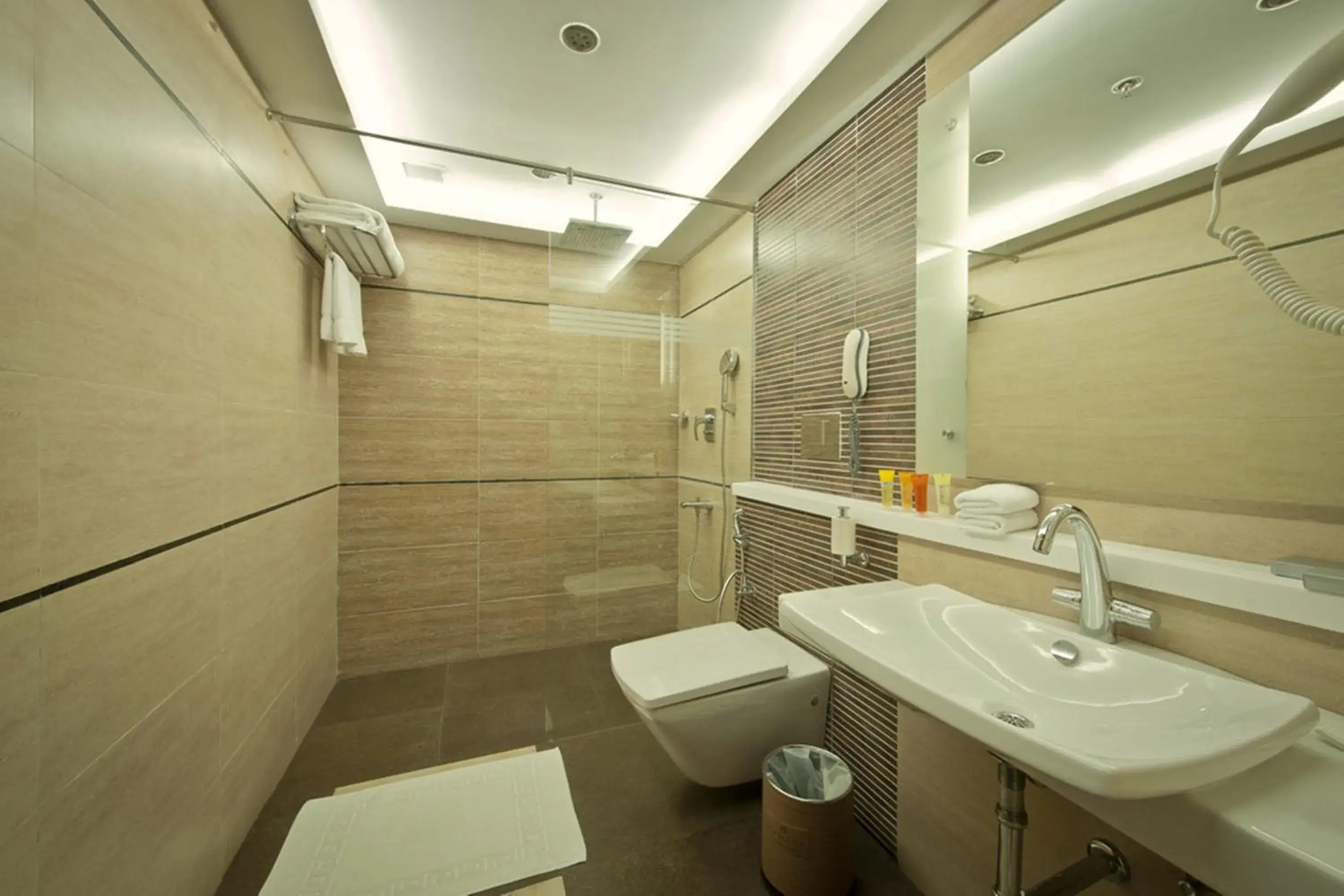 Bathroom in Ramada by Wyndham Chennai Egmore Bathroom in Ramada by Wyndham Chennai Egmore