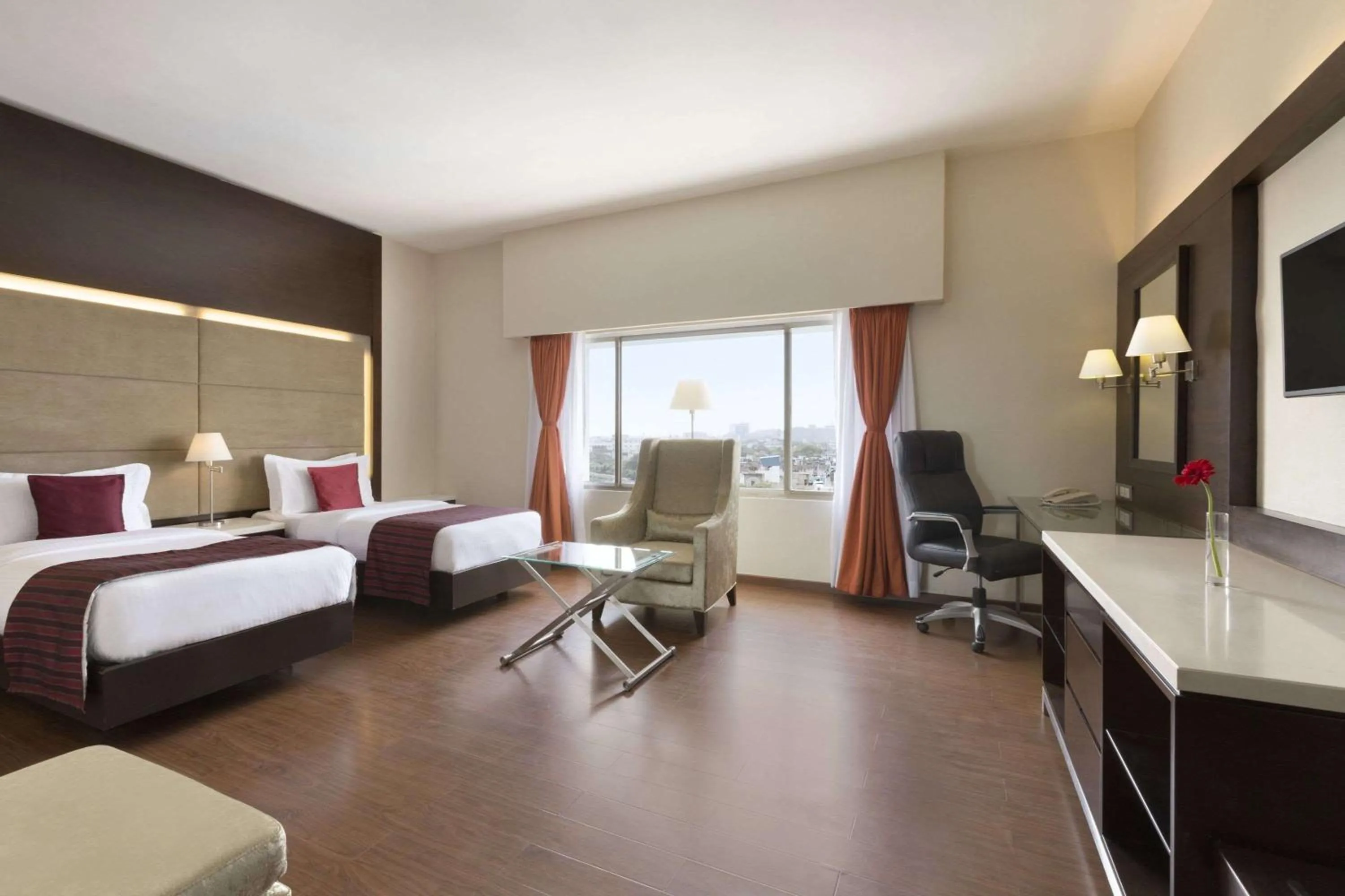 Photo of the whole room, Bed in Ramada by Wyndham Chennai Egmore