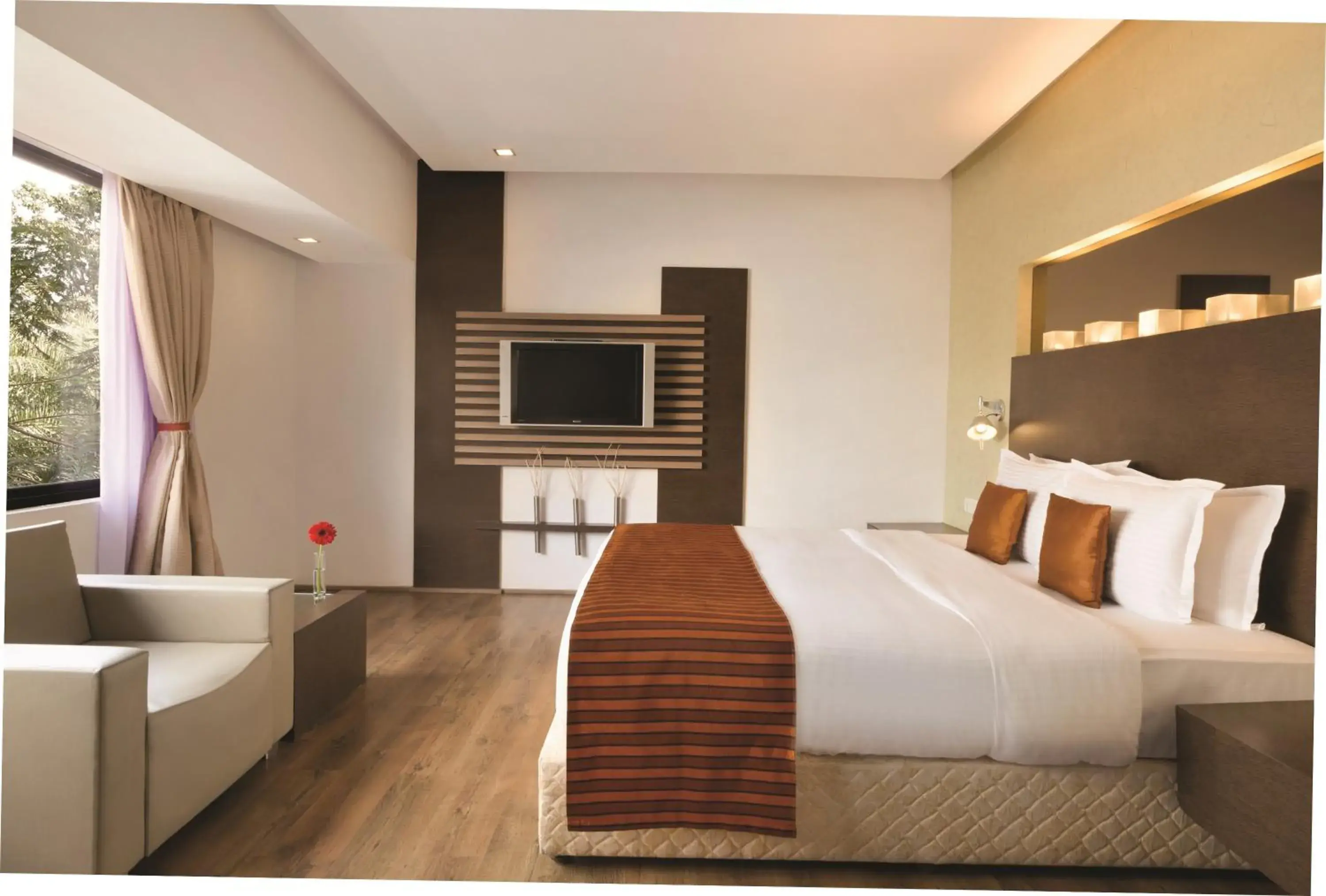 Bedroom, Bed in Ramada by Wyndham Chennai Egmore Bedroom, Bed in Ramada by Wyndham Chennai Egmore