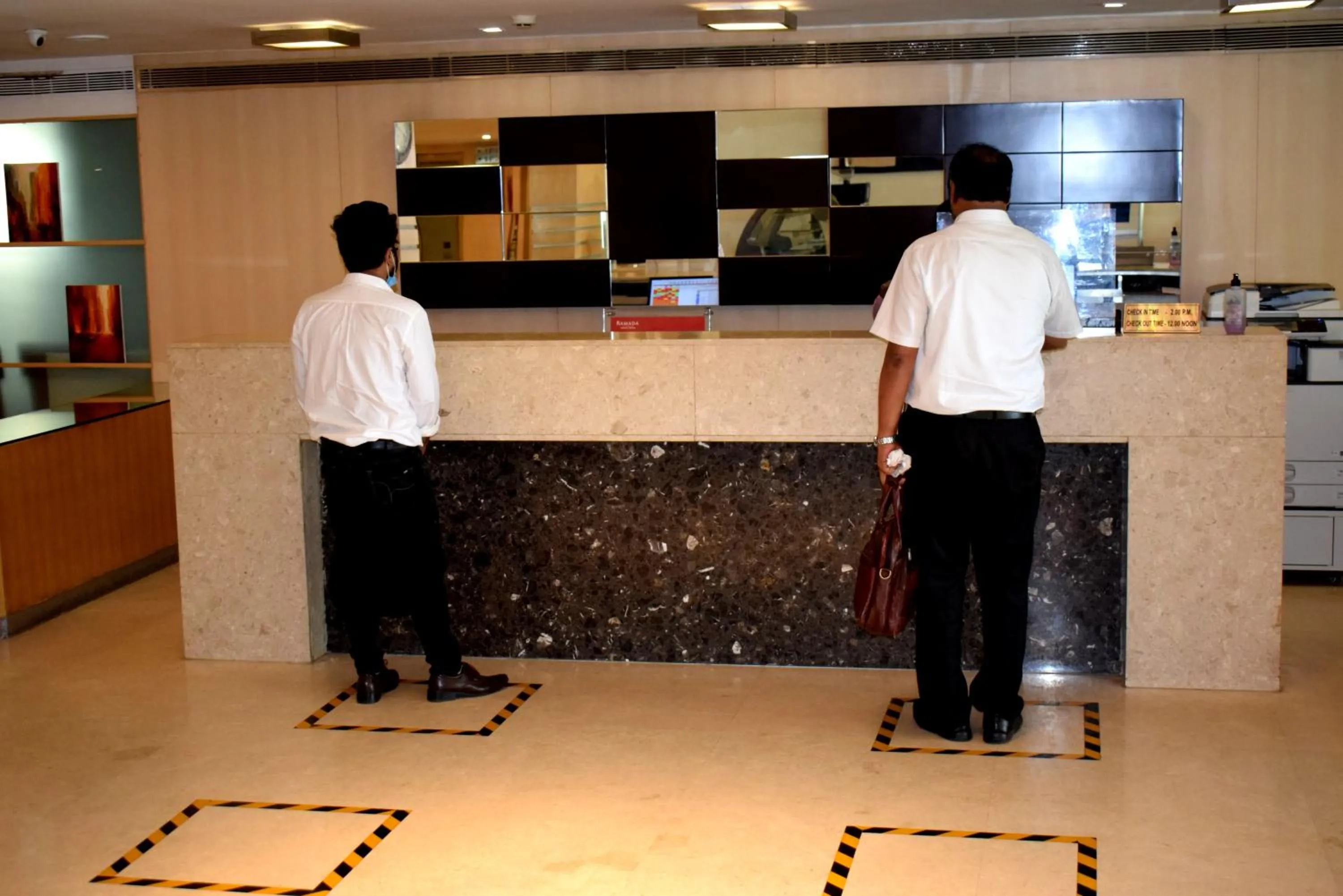 Lobby or reception in Ramada by Wyndham Chennai Egmore