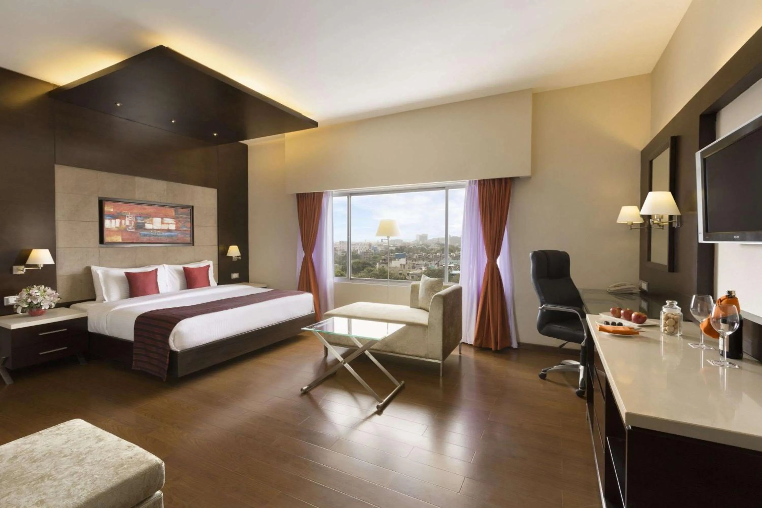 Photo of the whole room, Bed in Ramada by Wyndham Chennai Egmore