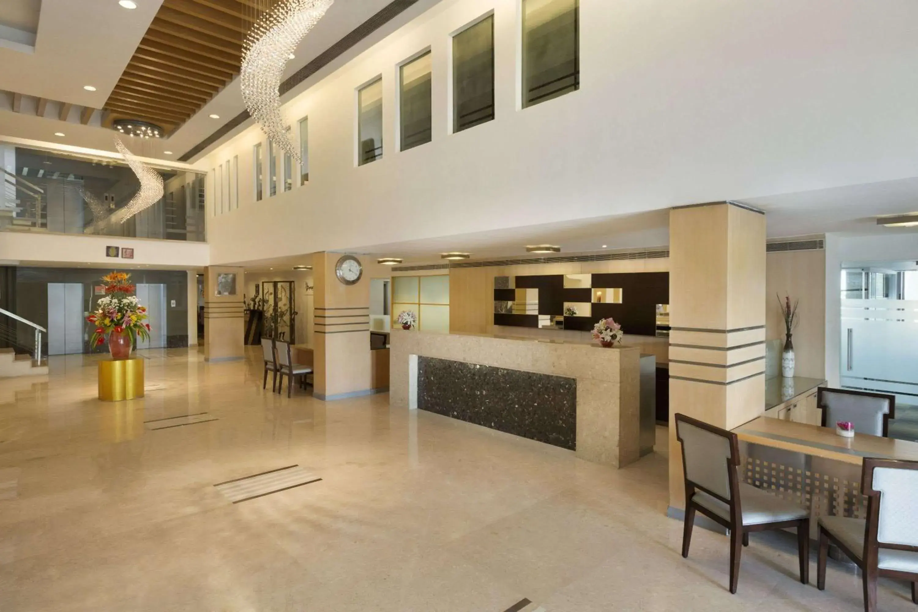 Lobby or reception in Ramada by Wyndham Chennai Egmore Lobby or reception in Ramada by Wyndham Chennai Egmore