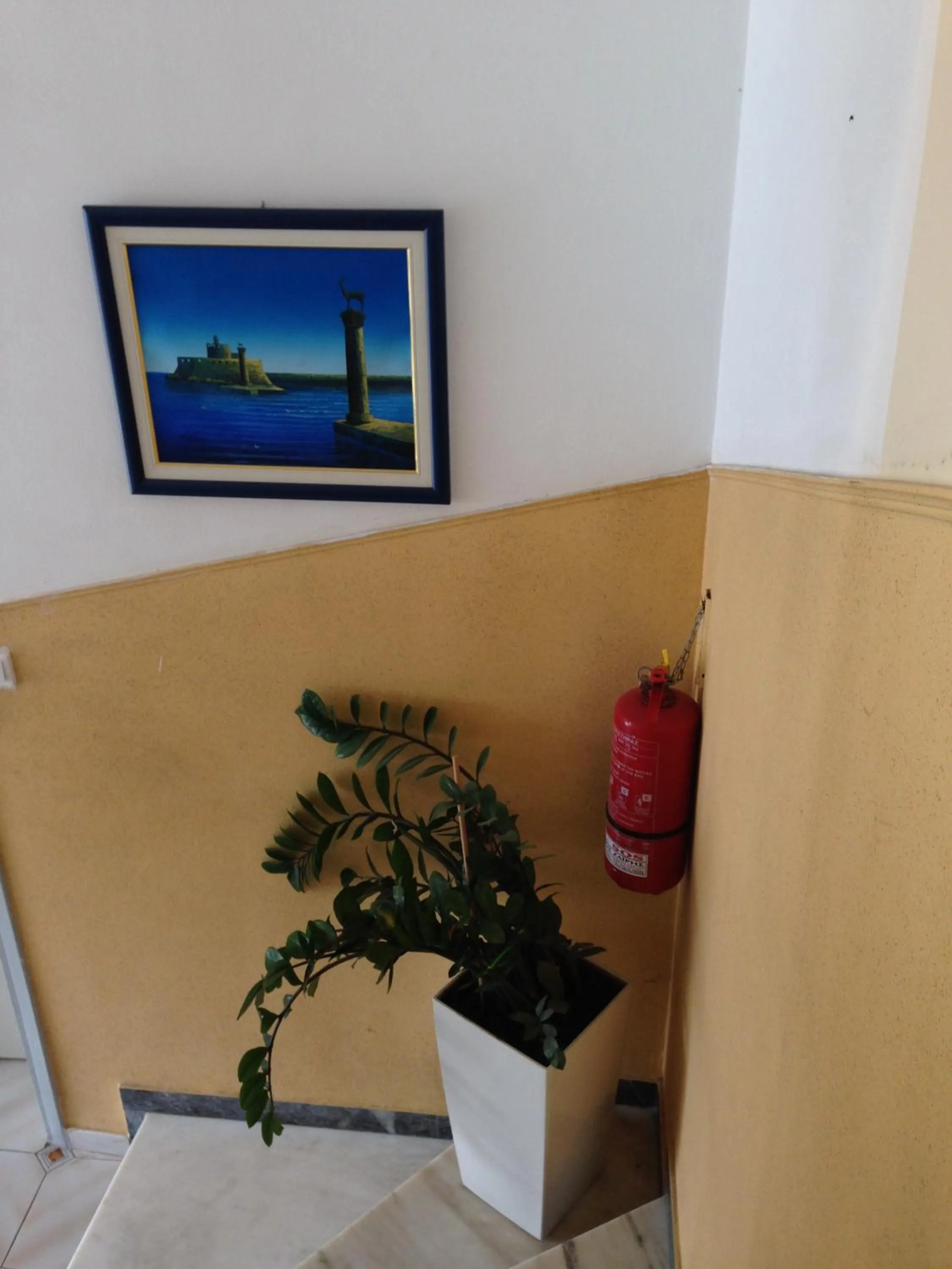 Decorative detail in Zefyros Hotel