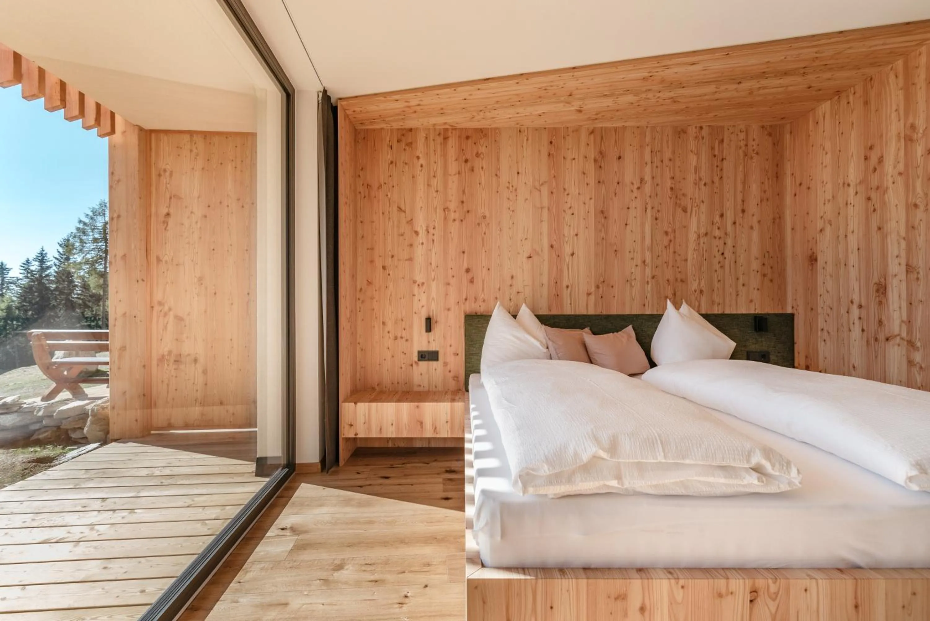 Photo of the whole room, Bed in Oberhauser Hütte Rodenecker - Lüsner Alm