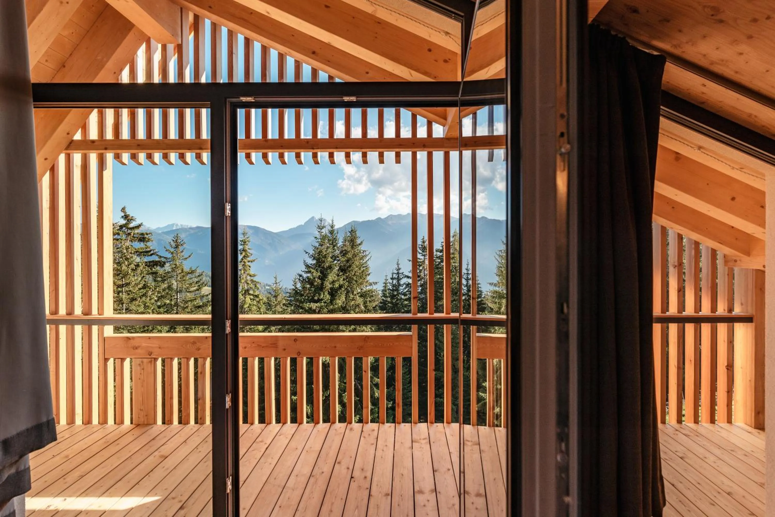 Balcony/Terrace in Oberhauser Hütte Rodenecker - Lüsner Alm