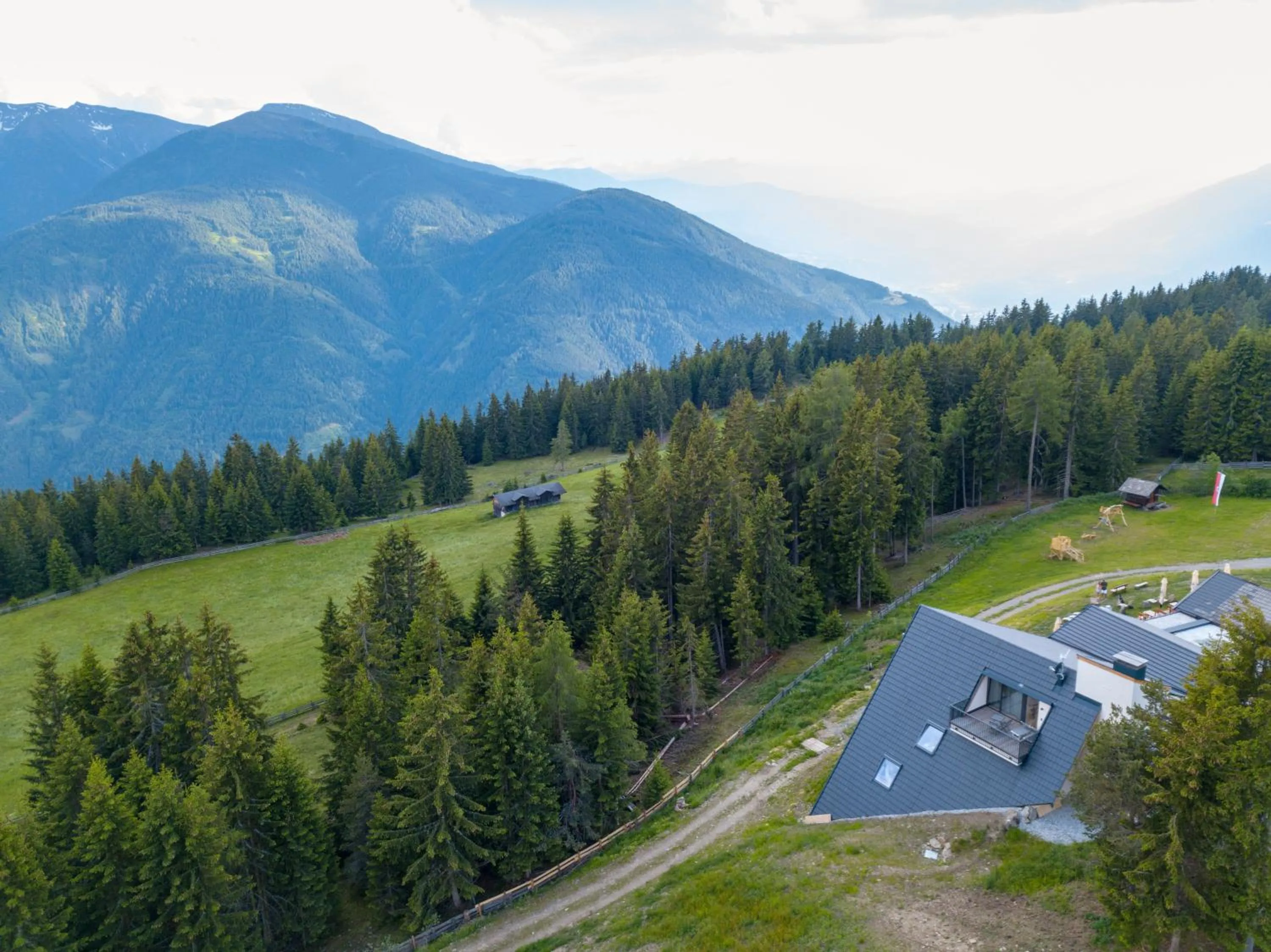 Bird's eye view in Oberhauser Hütte Rodenecker - Lüsner Alm