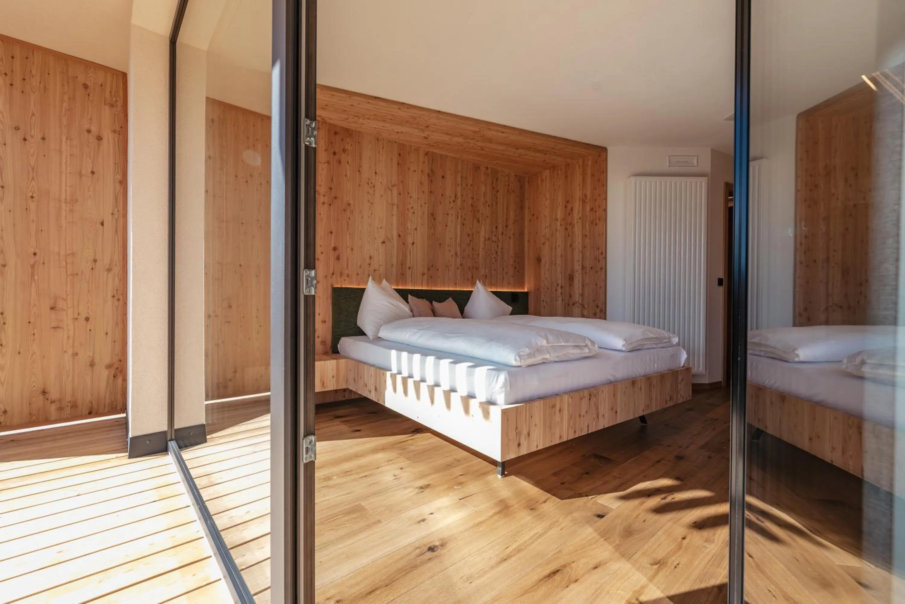 Bed in Oberhauser Hütte Rodenecker - Lüsner Alm