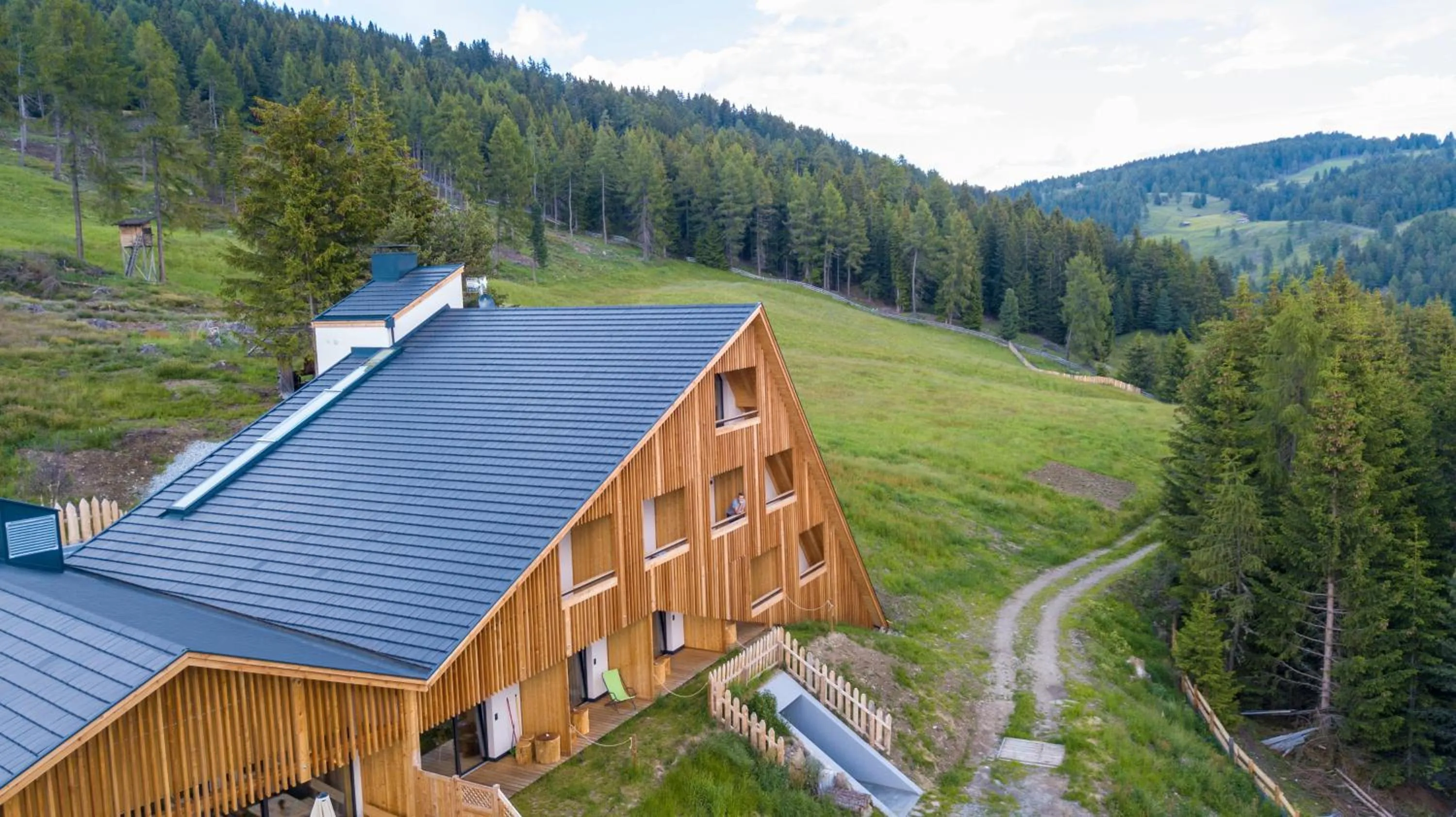 Bird's eye view in Oberhauser Hütte Rodenecker - Lüsner Alm