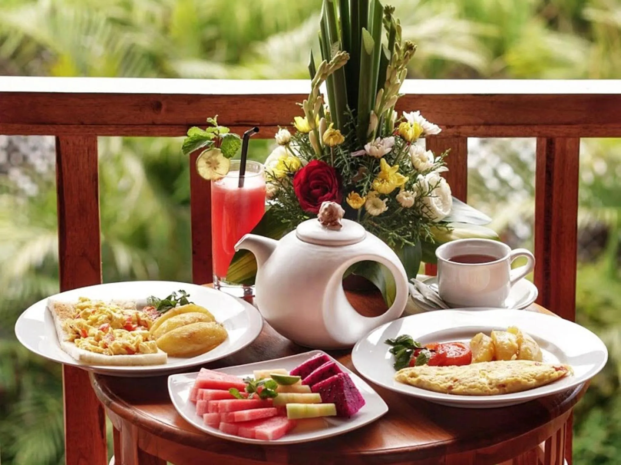 Breakfast in D'jineng Rice Terrace Canggu