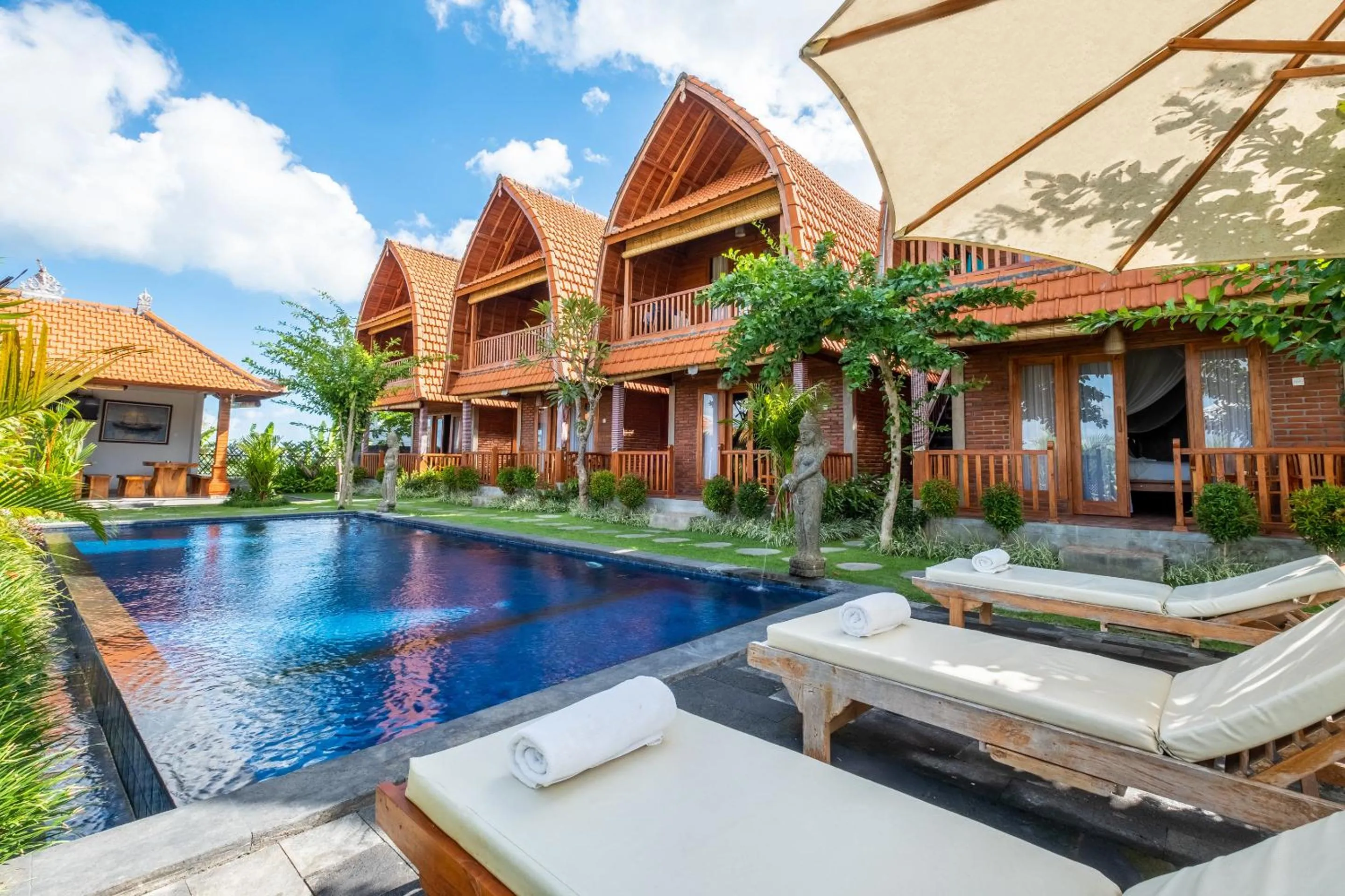 Swimming pool in D'jineng Rice Terrace Canggu