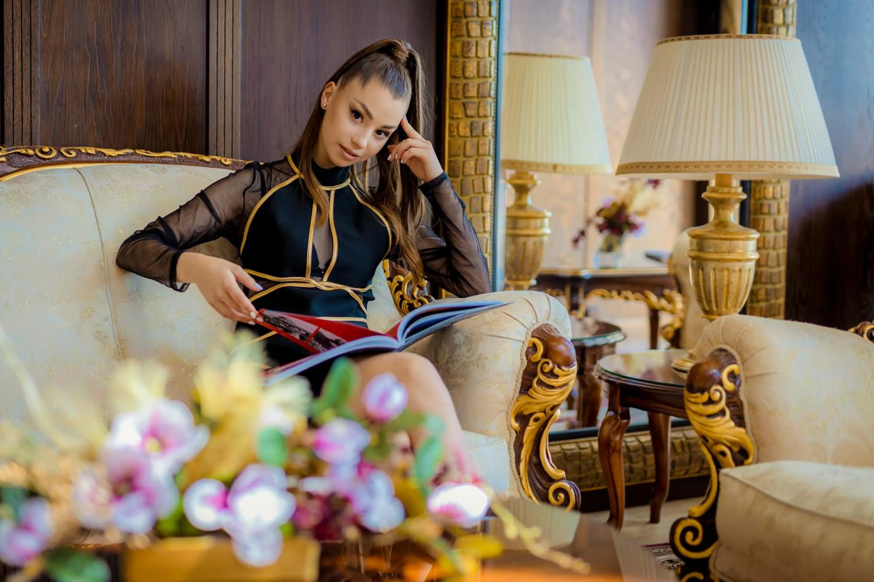 Living room in Hotel Palace Marina Dinevi