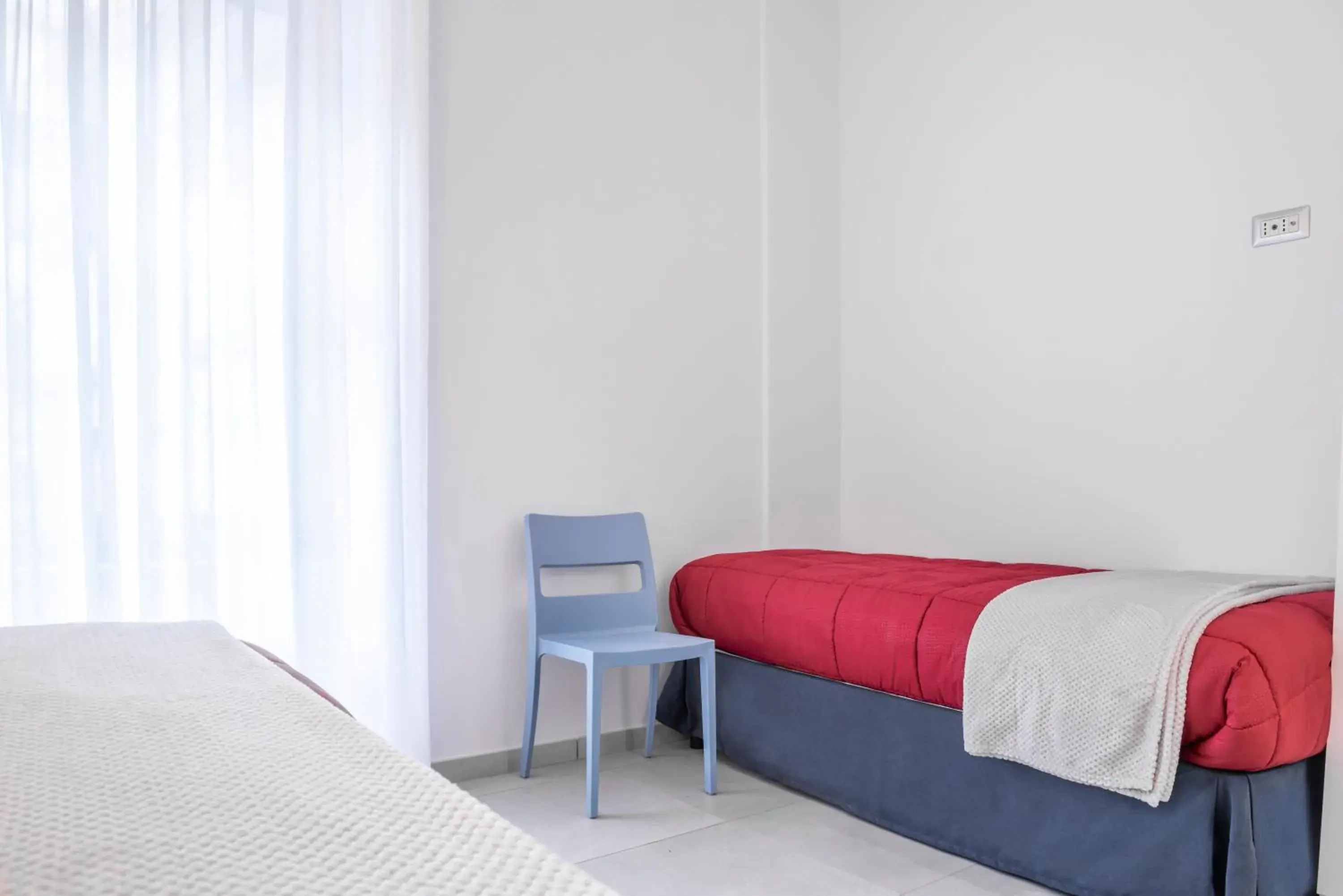 Bed in La Casina Rossa Bed in La Casina Rossa