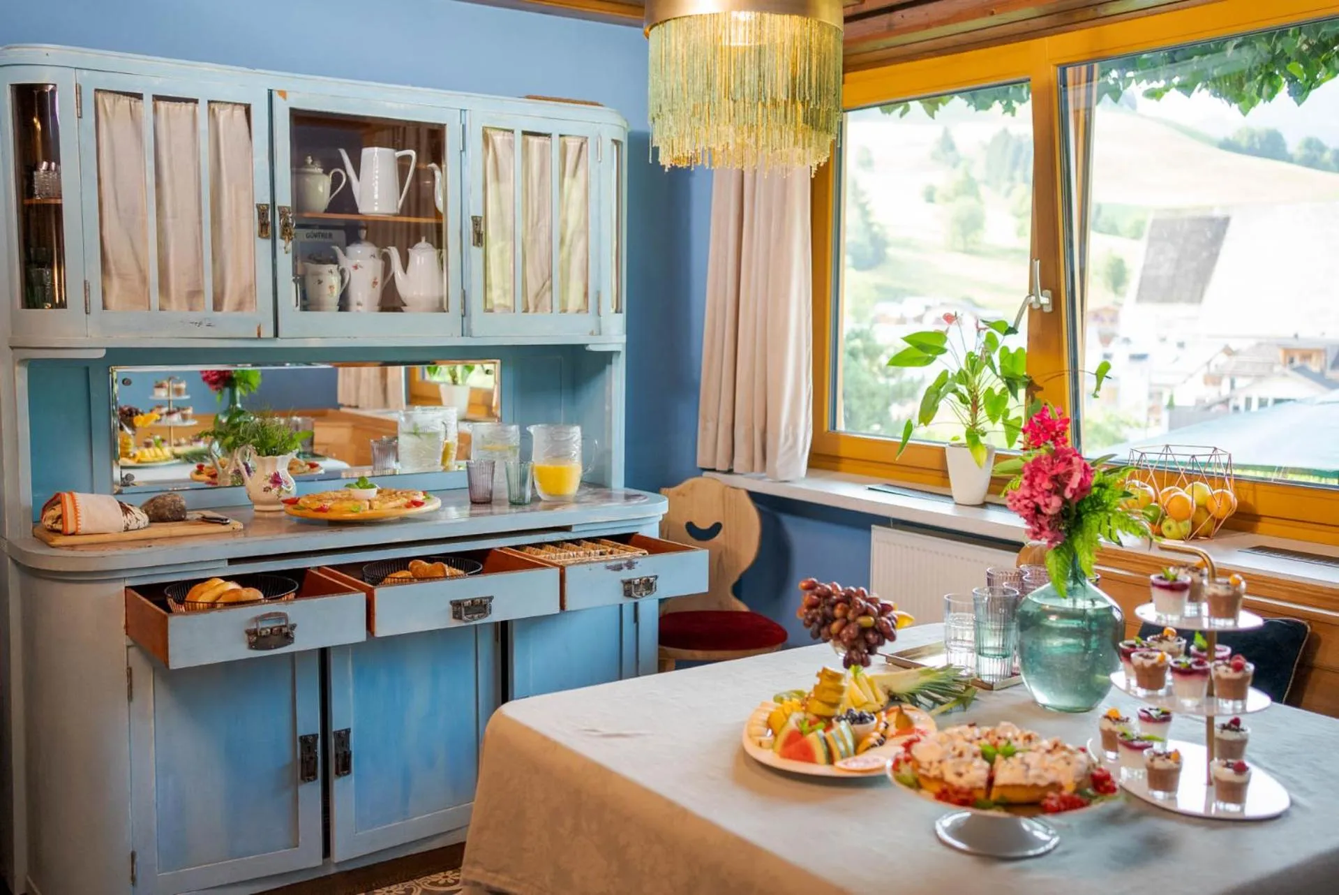 Buffet breakfast in VILLA OXA - Boutique Design Hotel