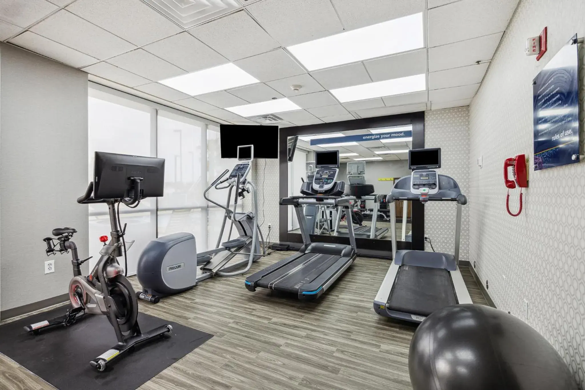 Fitness centre/facilities in Hampton Inn - Houston/Brookhollow Fitness centre/facilities in Hampton Inn - Houston/Brookhollow