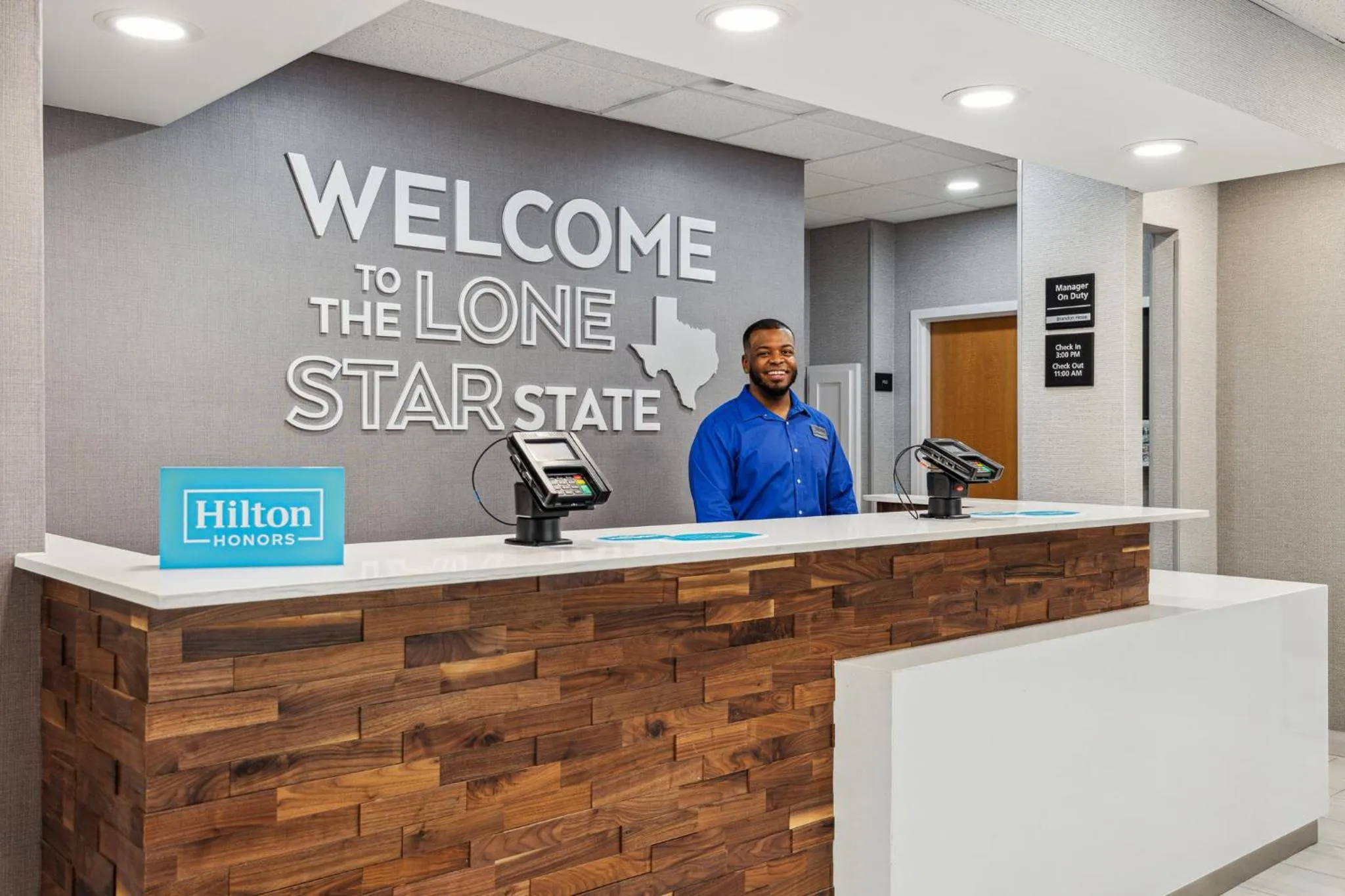 Lobby or reception in Hampton Inn - Houston/Brookhollow