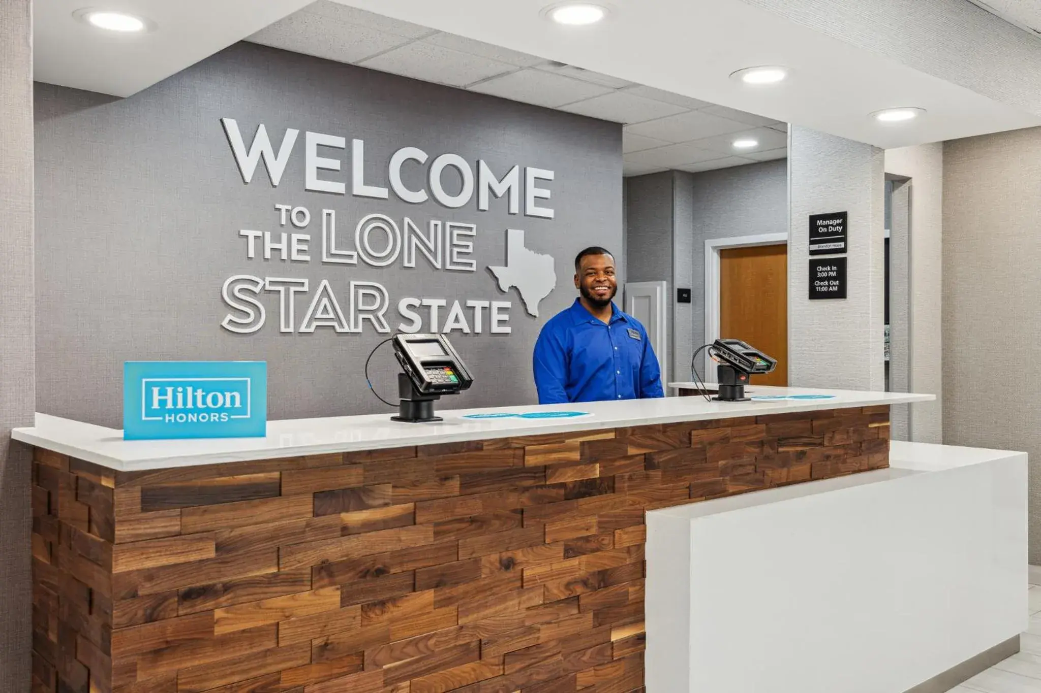 Lobby or reception in Hampton Inn - Houston/Brookhollow Lobby or reception in Hampton Inn - Houston/Brookhollow