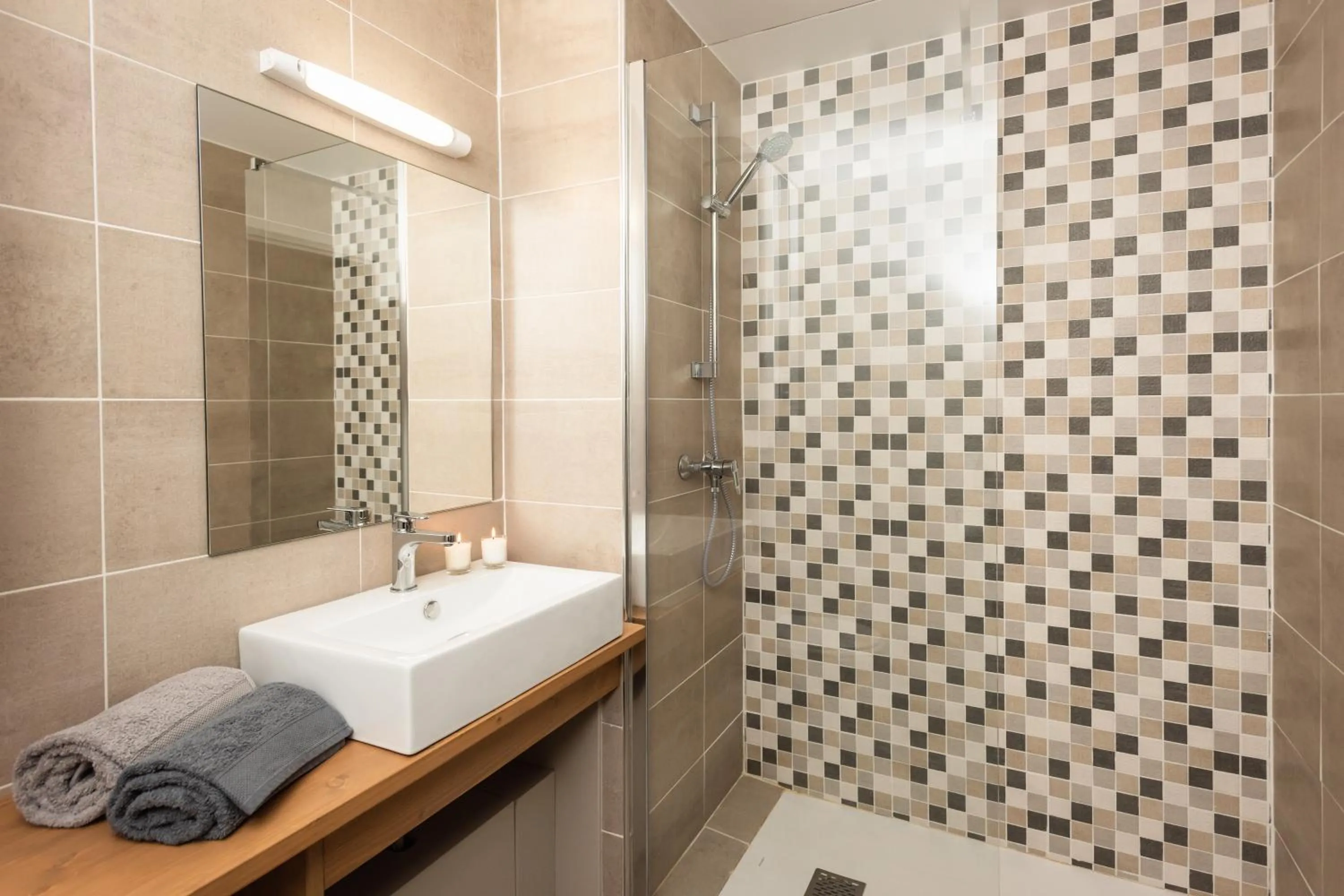 Shower in Résidence Le Chamois d'Or