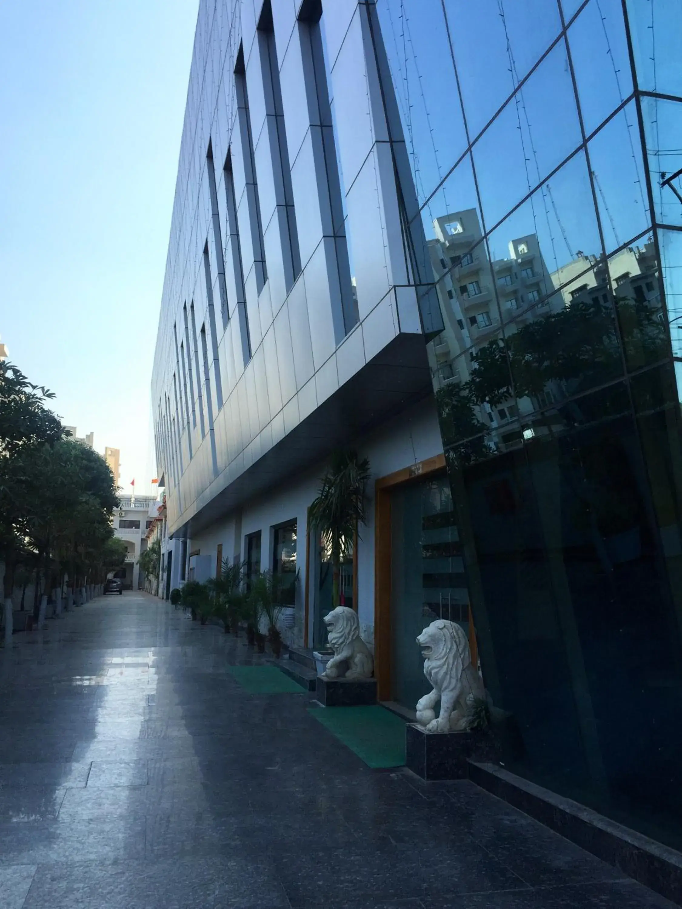 Facade/entrance in Hotel Kridha Residency - Opposite Prem Mandir Vrindavan Facade/entrance in Hotel Kridha Residency - Opposite Prem Mandir Vrindavan