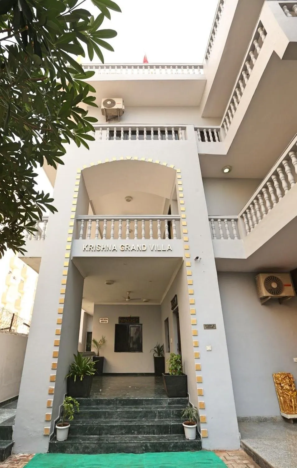 Facade/entrance in Hotel Kridha Residency - Opposite Prem Mandir Vrindavan