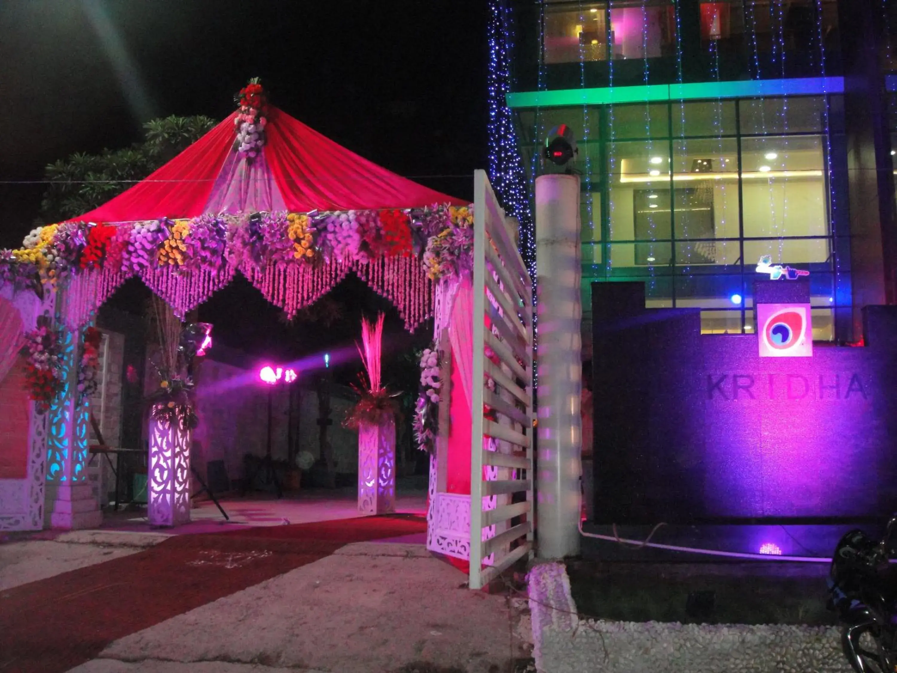 Facade/entrance in Hotel Kridha Residency - Opposite Prem Mandir Vrindavan Facade/entrance in Hotel Kridha Residency - Opposite Prem Mandir Vrindavan