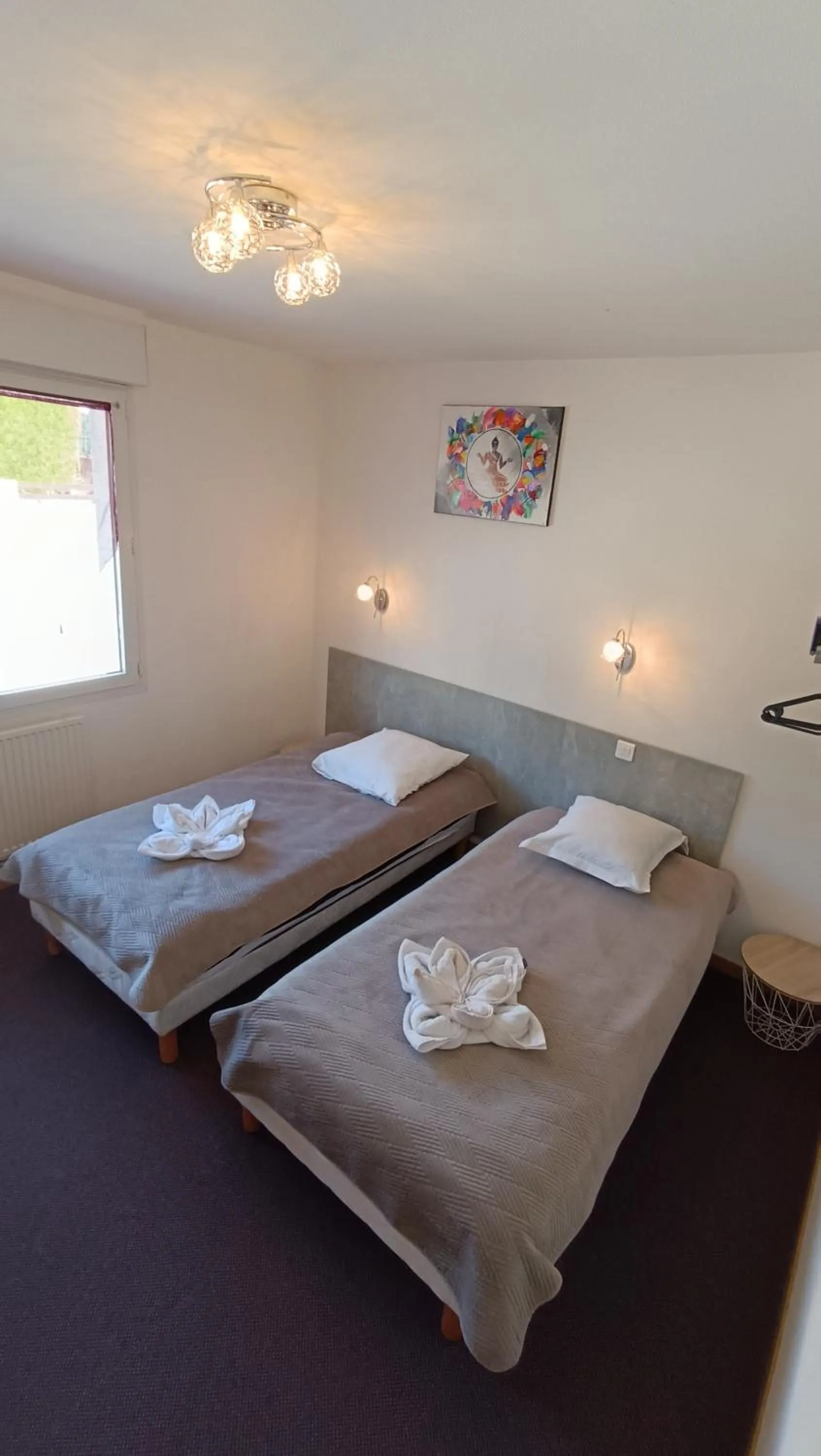 Photo of the whole room, Bed in Hôtel Le Pommeil