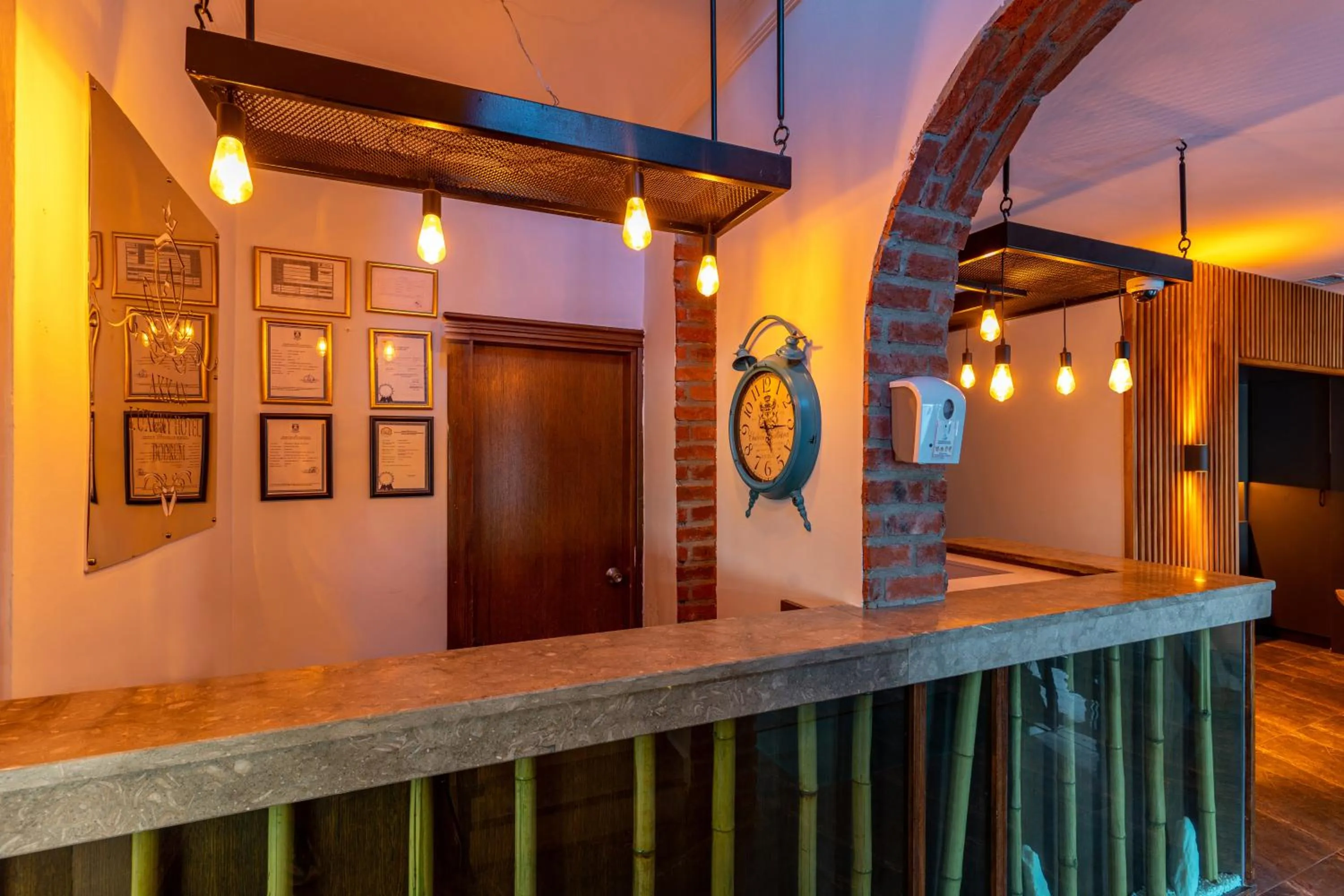 Lobby or reception in Akkan Hotel