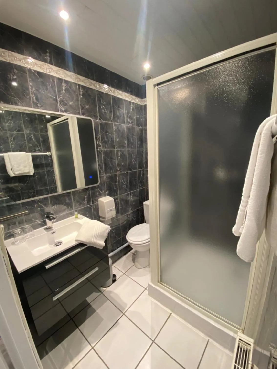 Shower in Hotel Le Pelican