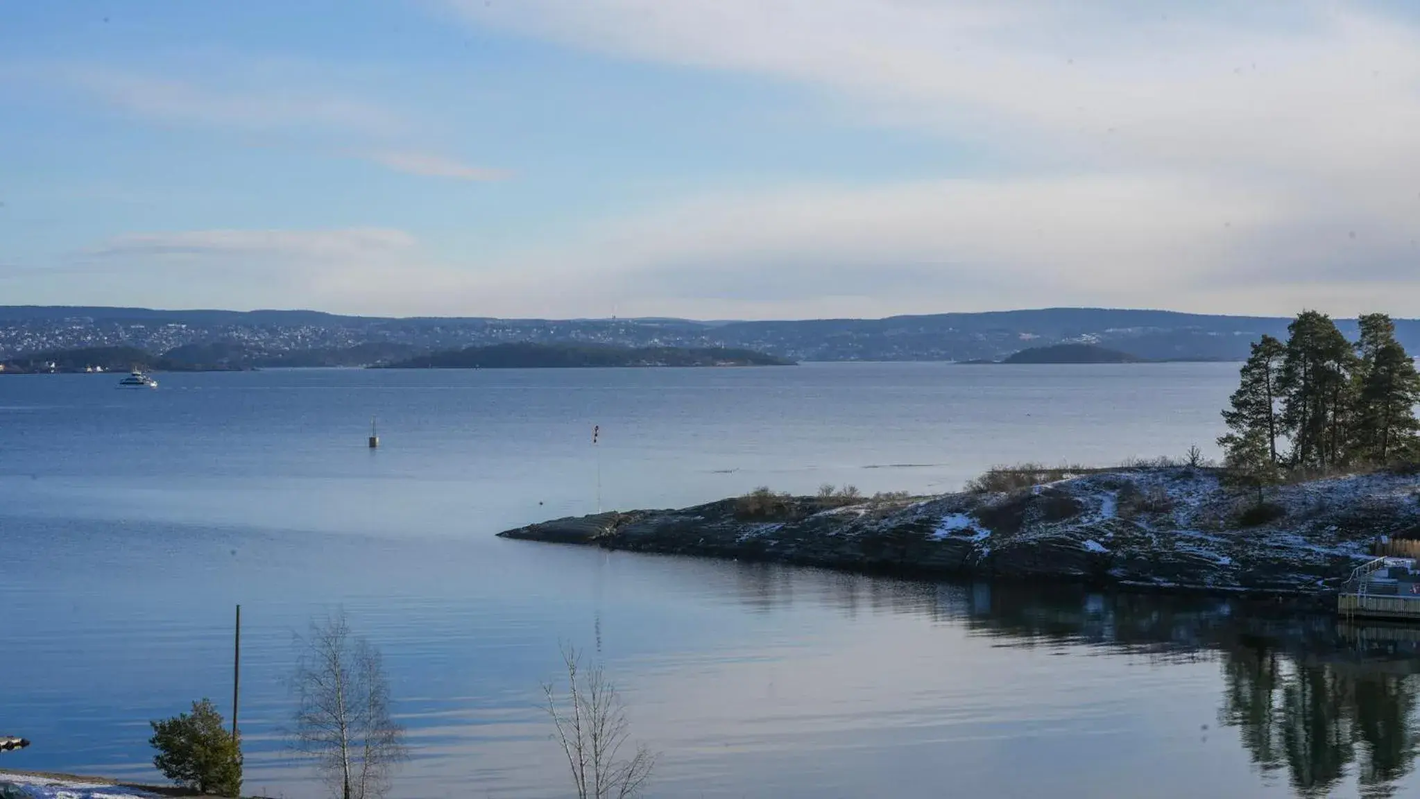 Sea view in Scandic Fornebu Sea view in Scandic Fornebu