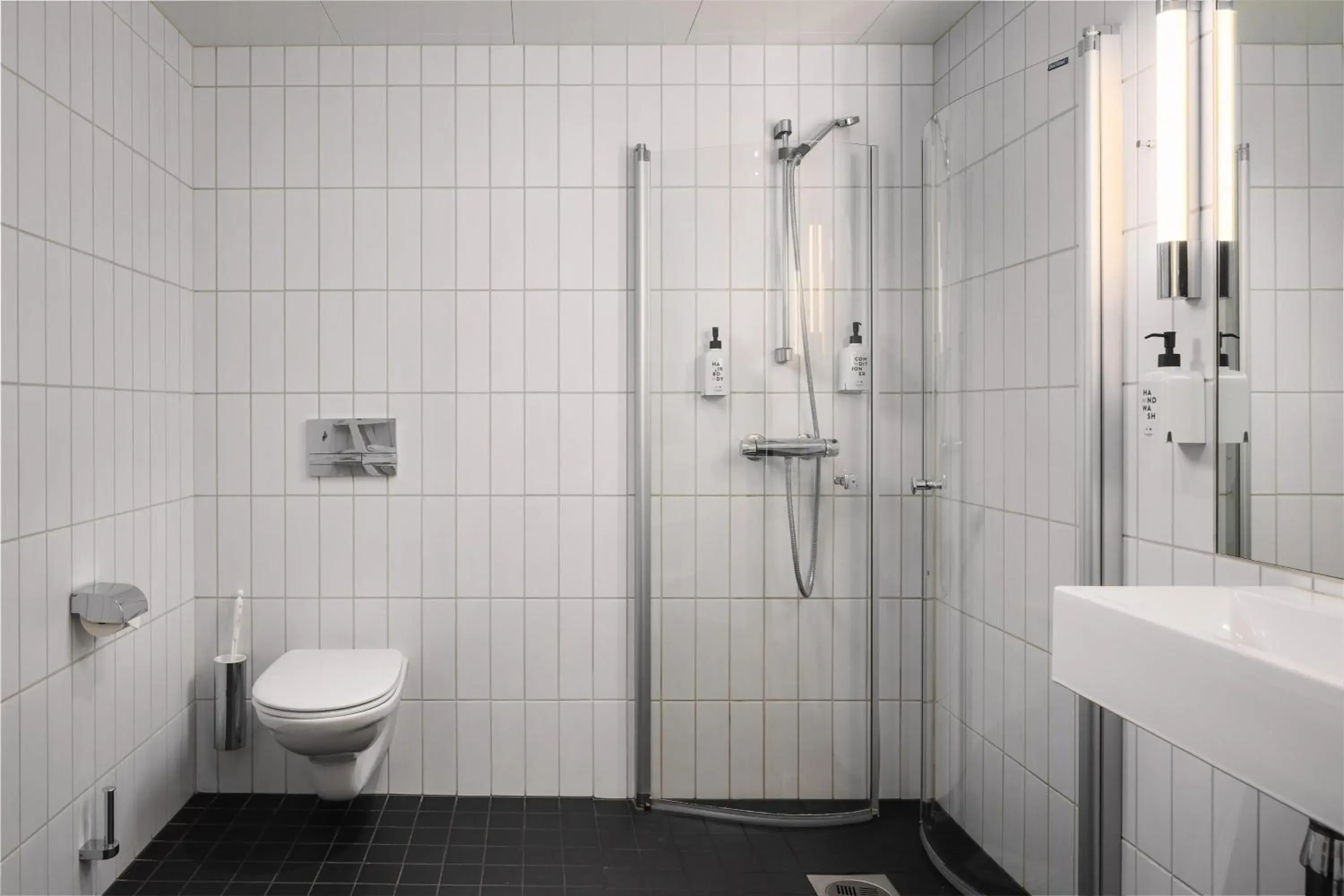 Bathroom in Scandic Fornebu Bathroom in Scandic Fornebu
