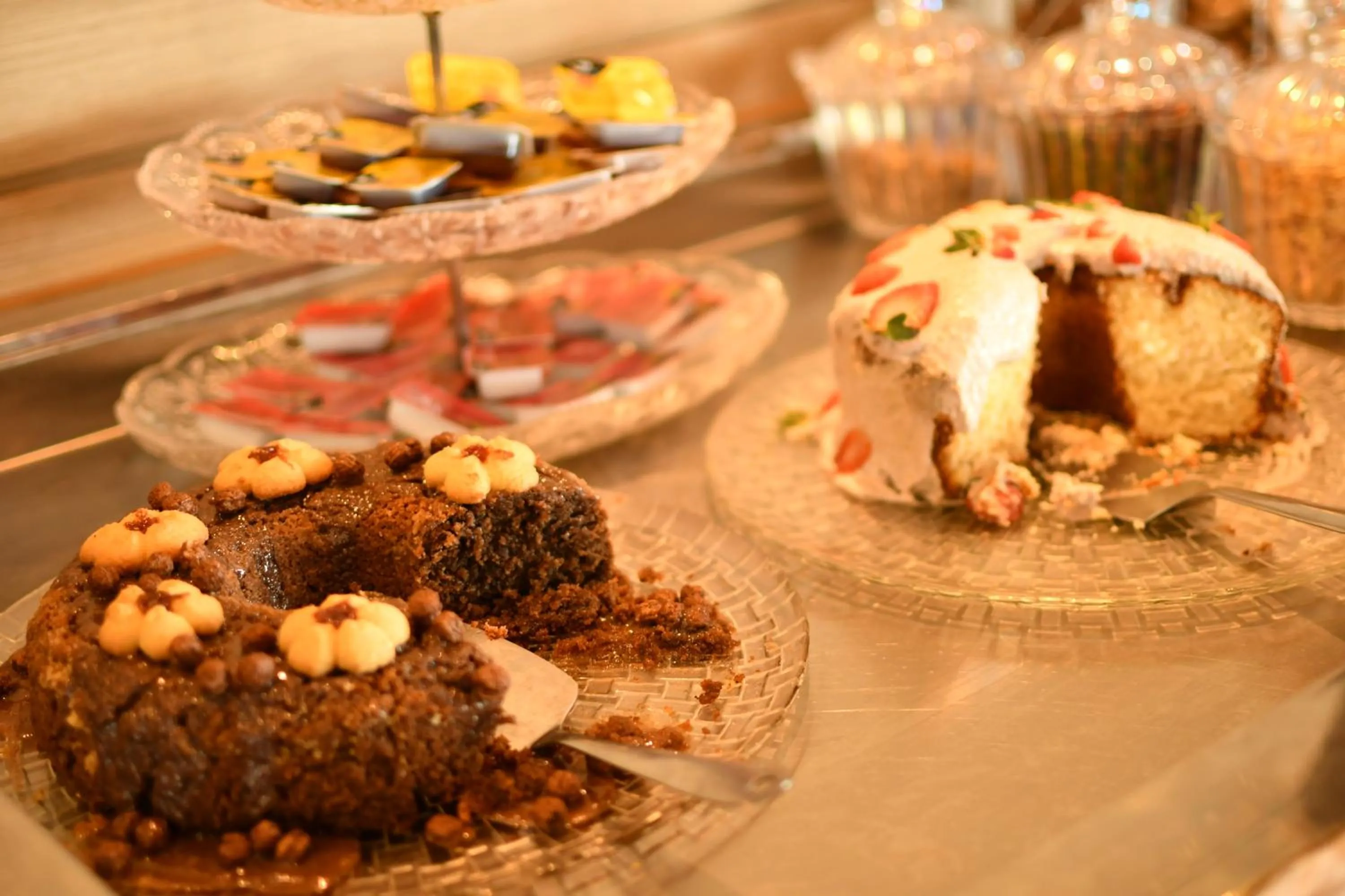 Buffet breakfast in Troodon Park Hotel