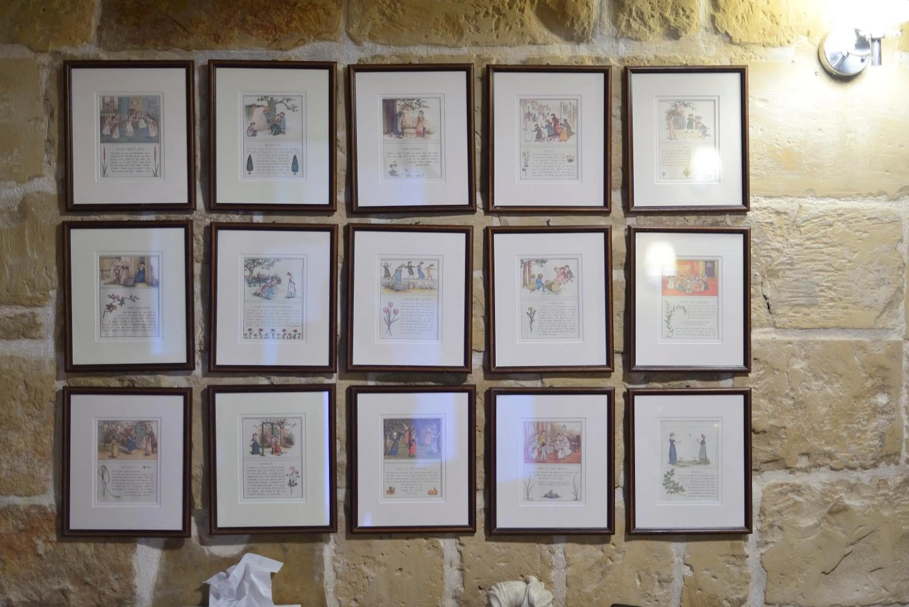 Decorative detail in The Burrow Guest House