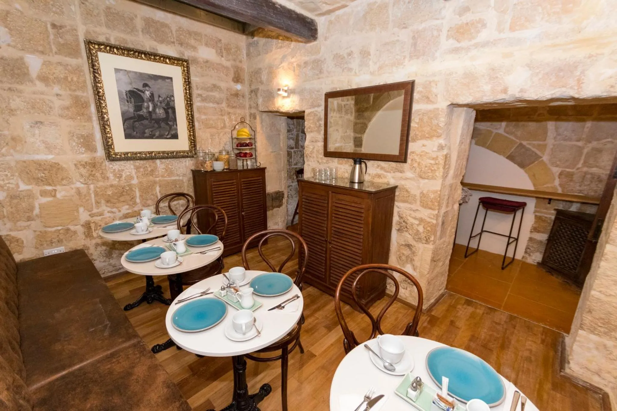 Dining area in The Burrow Guest House