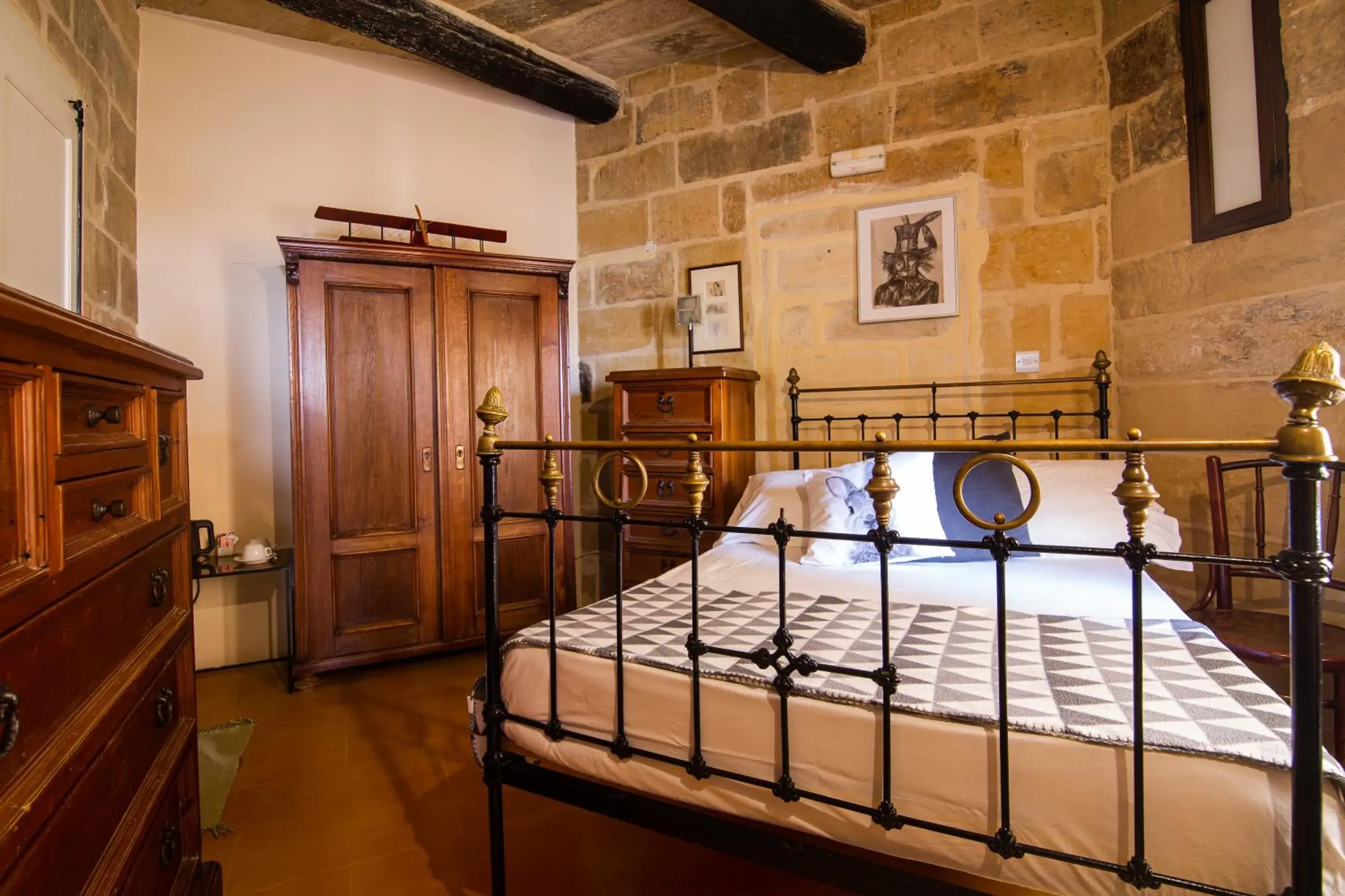 Bed in The Burrow Guest House Bed in The Burrow Guest House