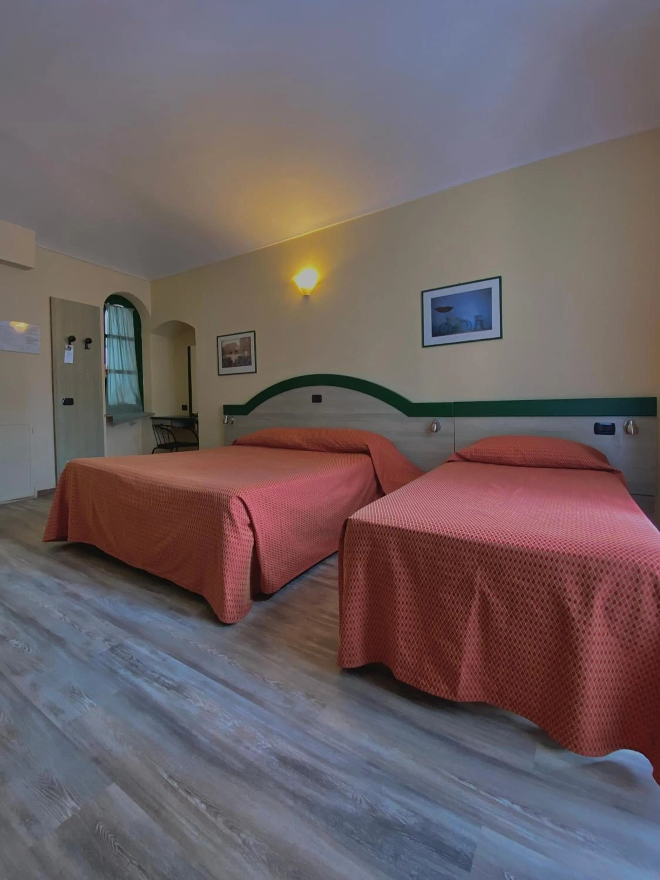 Bed in Hotel Rainero