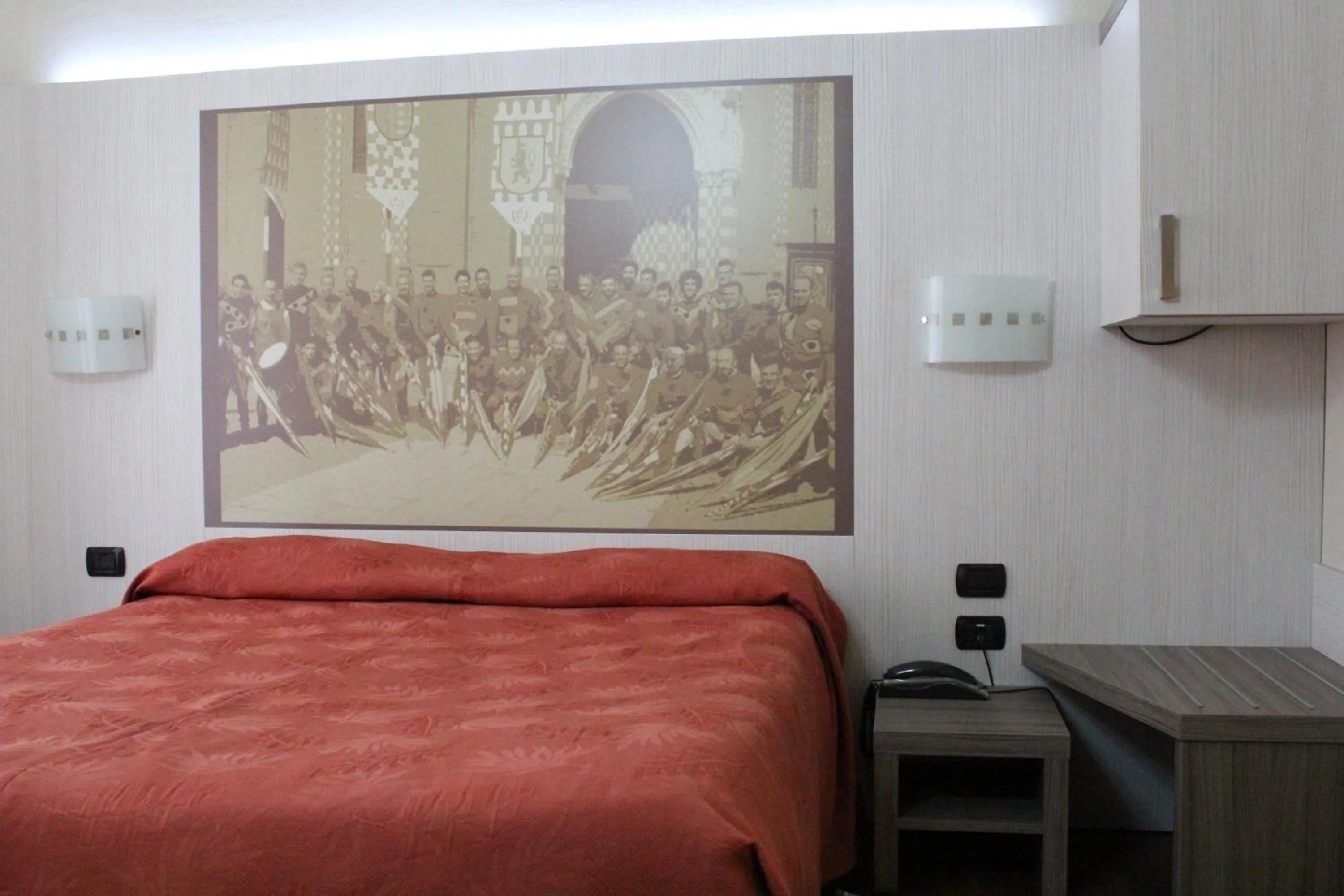 Bedroom, Bed in Hotel Rainero