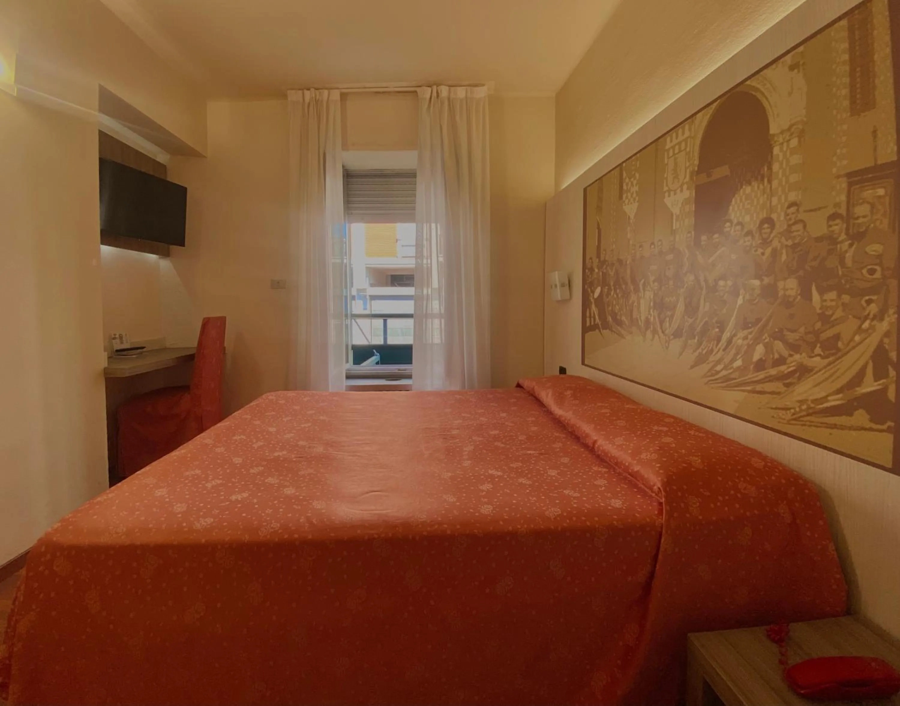 Bed in Hotel Rainero