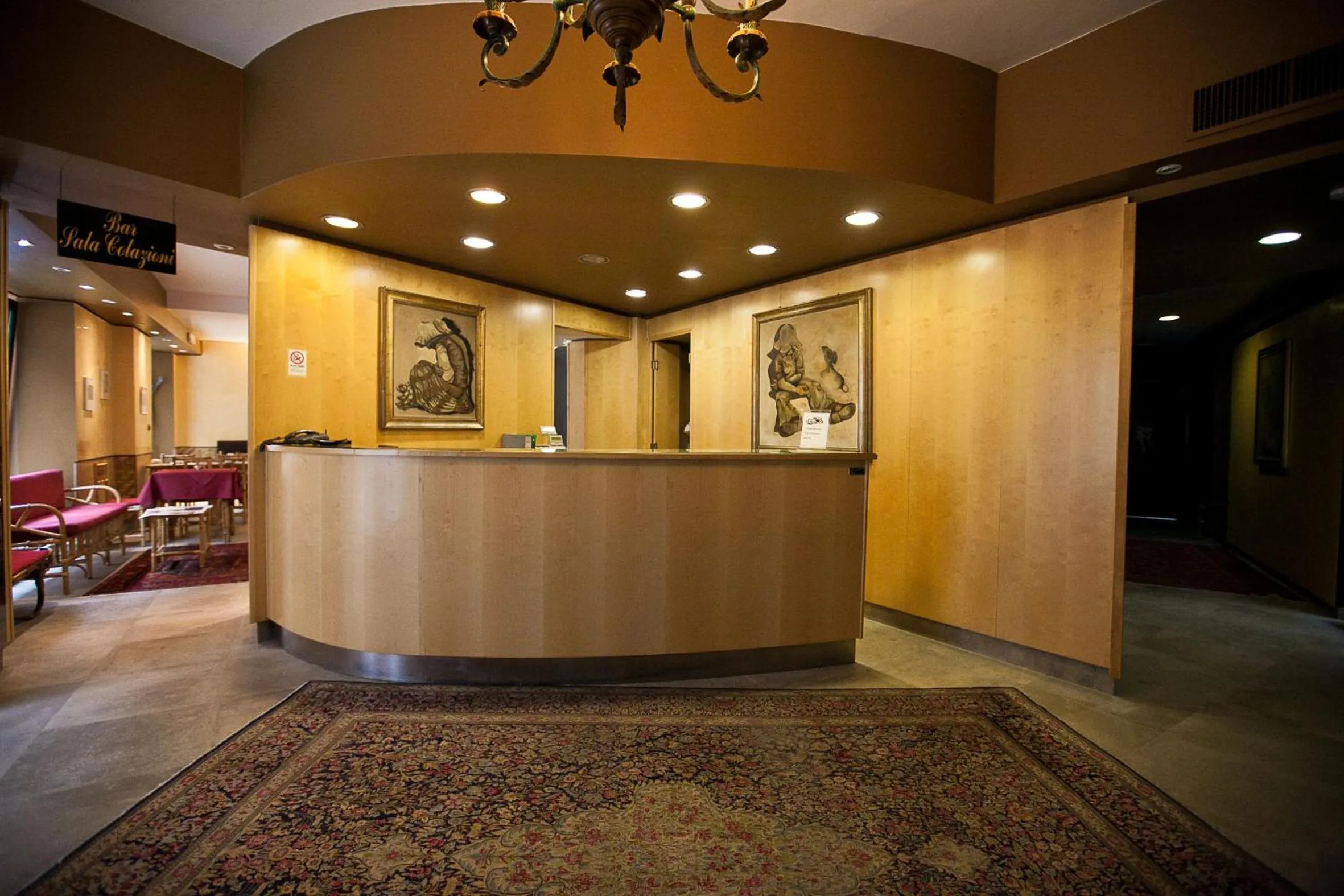 Lobby or reception in Hotel Rainero